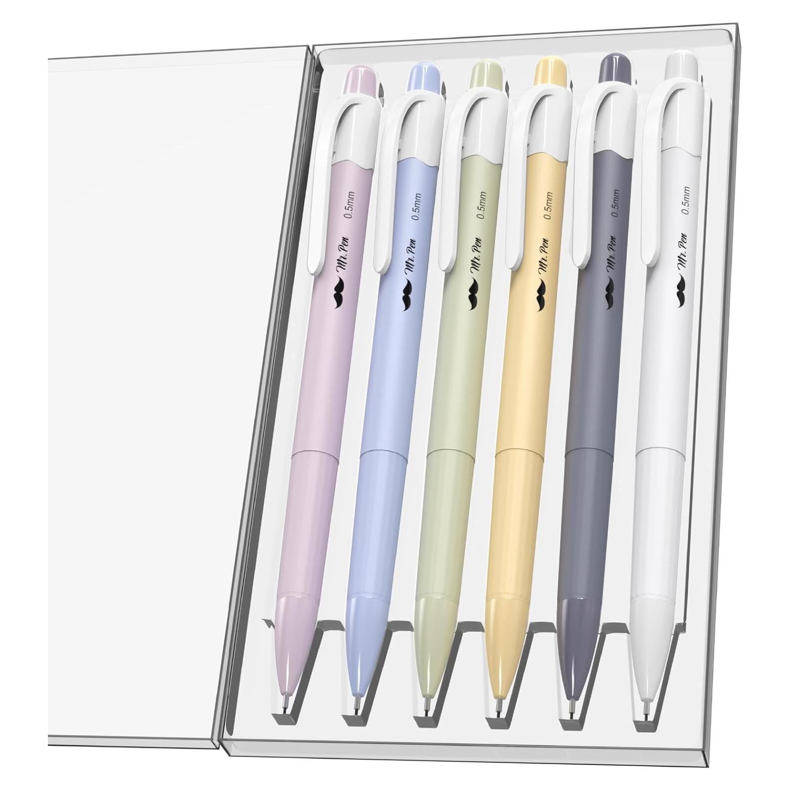 Set de Lápices Mecánicos Mr. Pen 0.5mm Pastel 6 Piezas