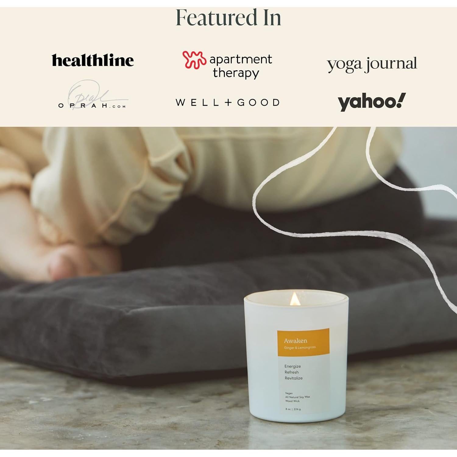 Vela Aromática Consciente Moderna Despertar 227g Cera de Soja