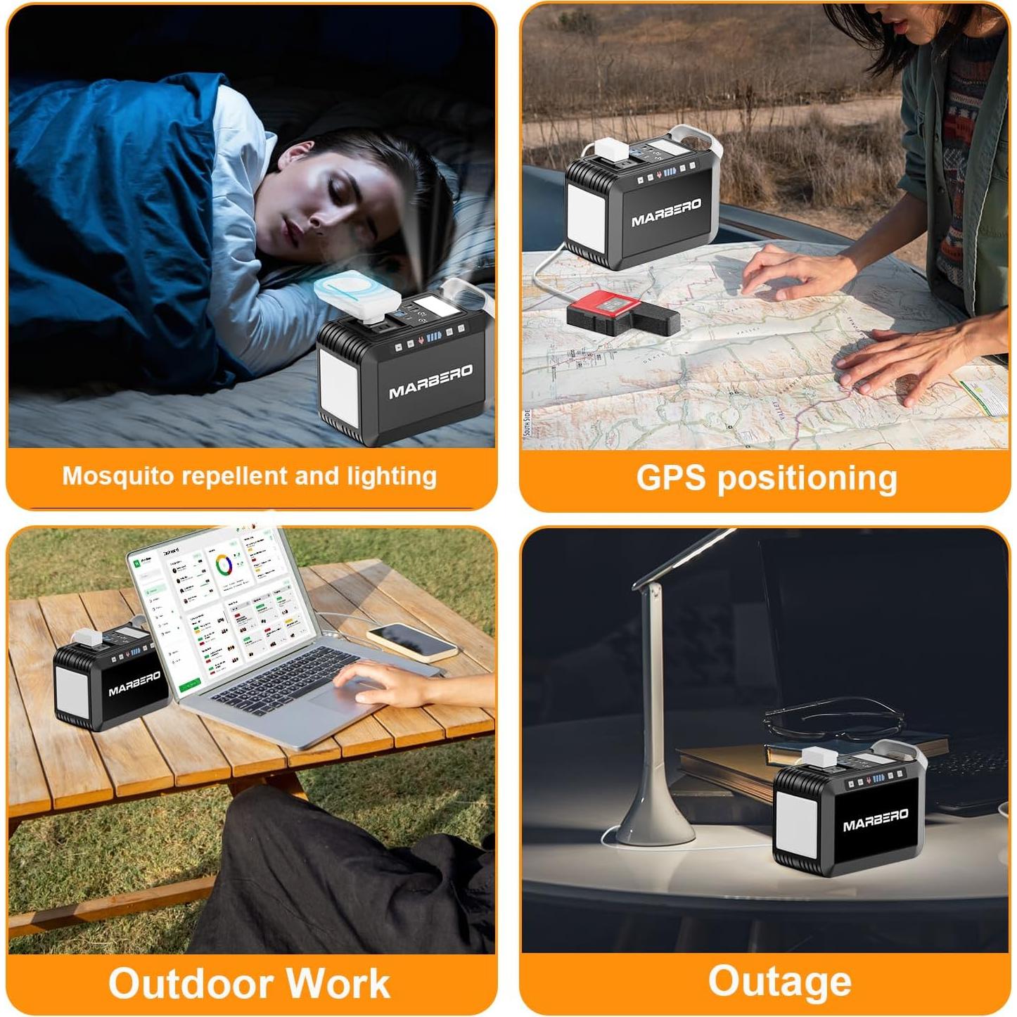Generador Solar MARBERO M822S 148Wh con Panel 40W