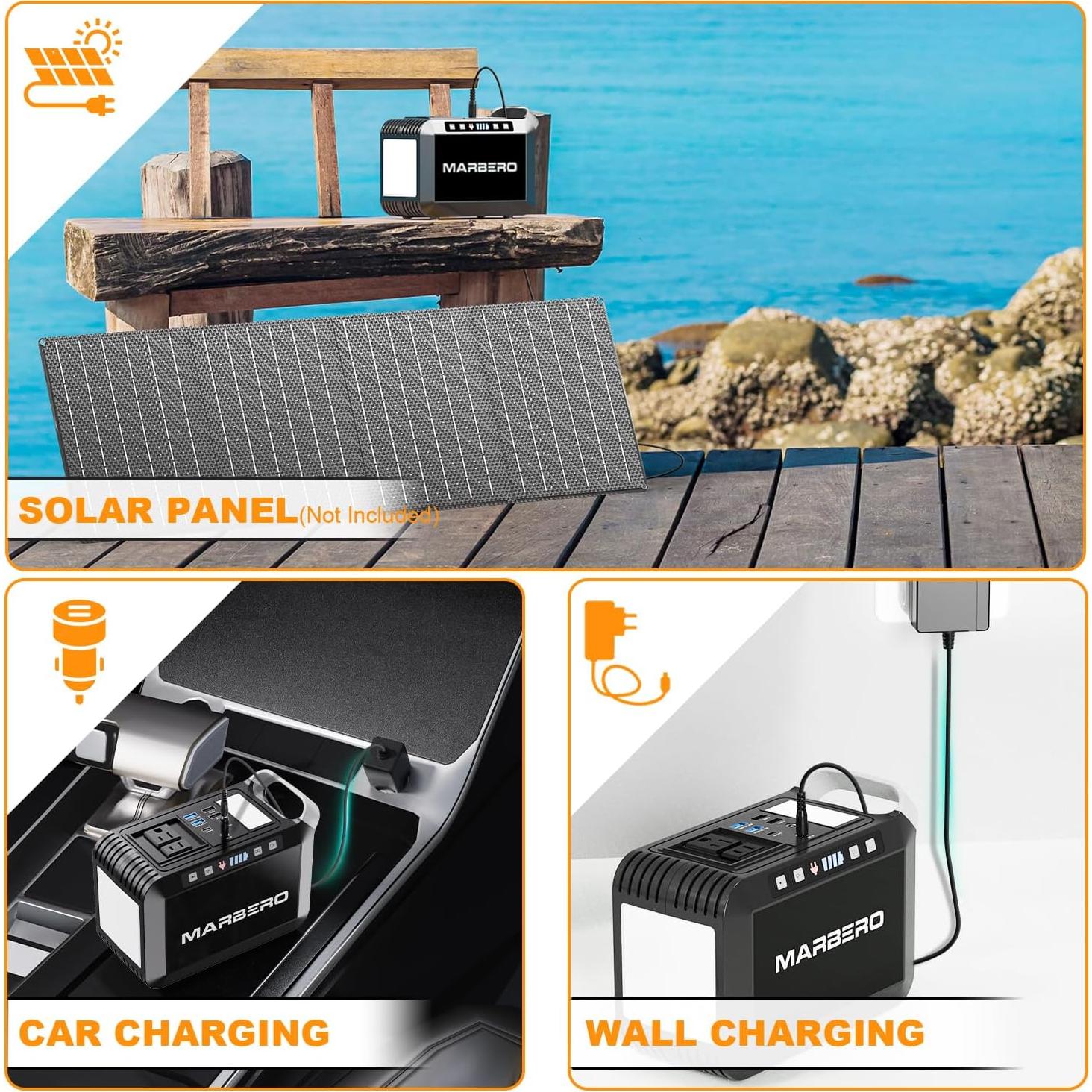 Generador Solar MARBERO M822S 148Wh con Panel 40W