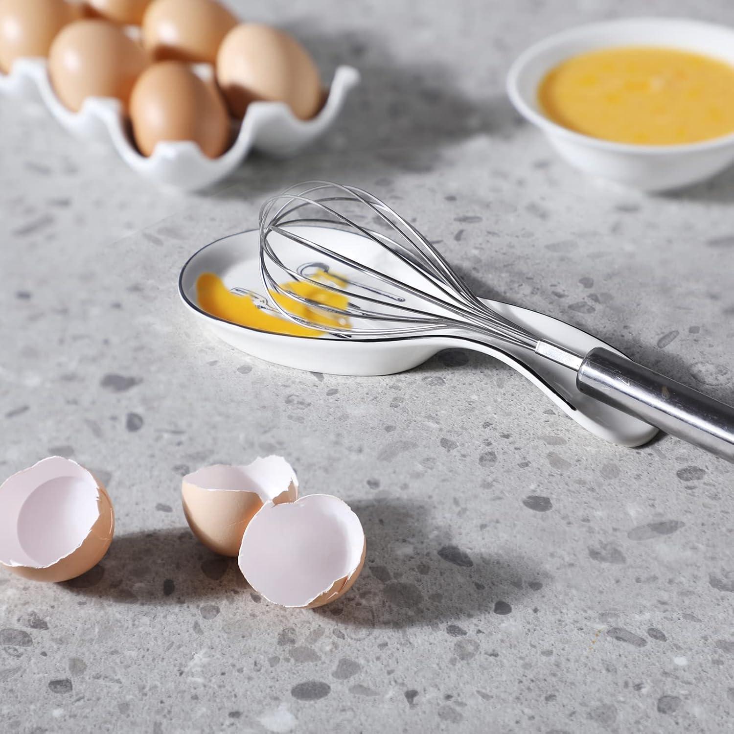 Soporte para Cucharas de Porcelana GDCZ 22.9x9.7 cm Blanco