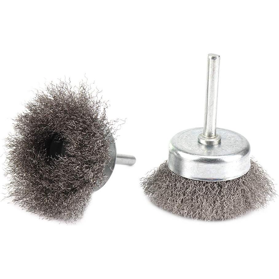 Paquete de 5 Cepillos de Copa de Alambre 2" Kuofu para Taladro
