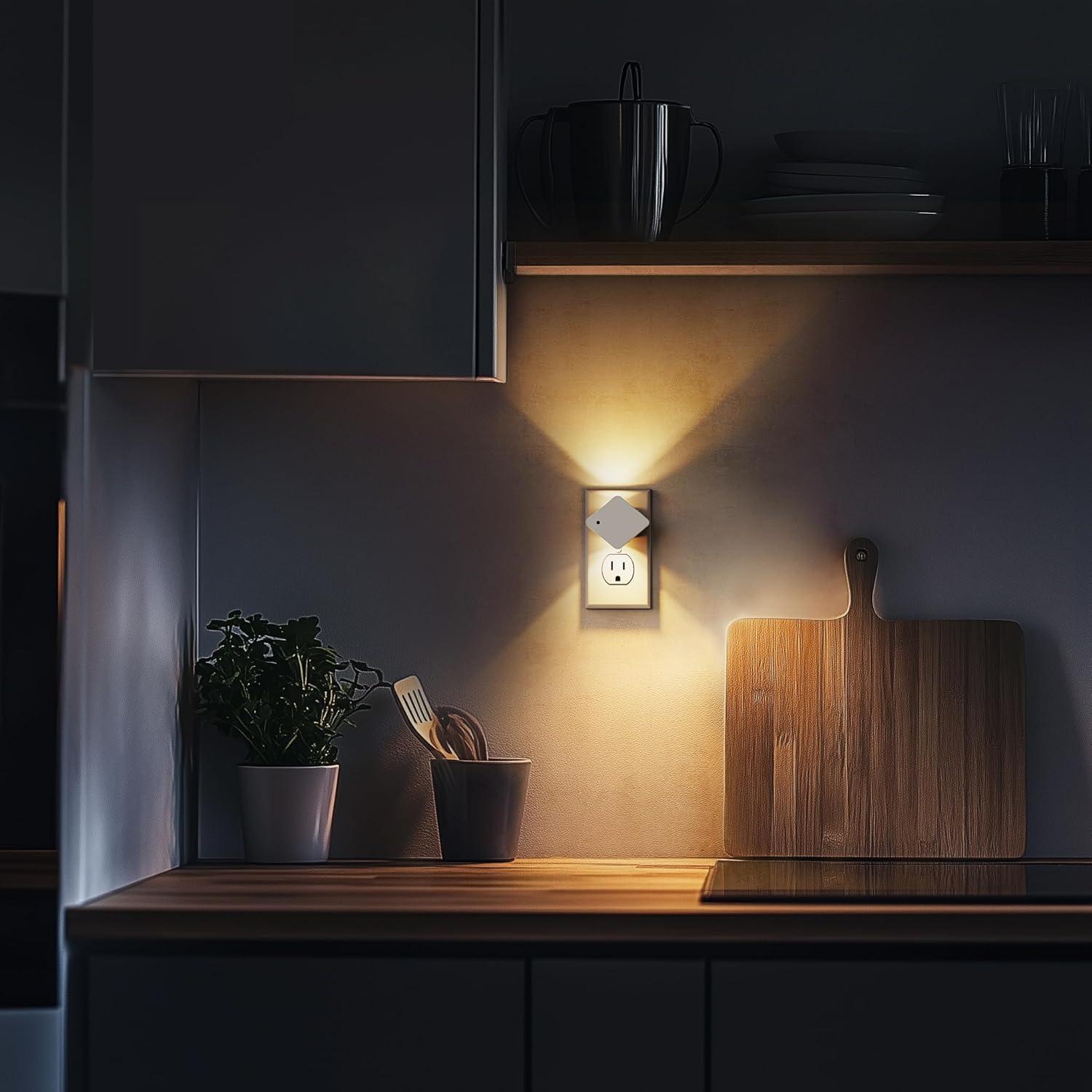 Luz Nocturna LED Regulable LOHAS 2 Paquete 3000K Sensor