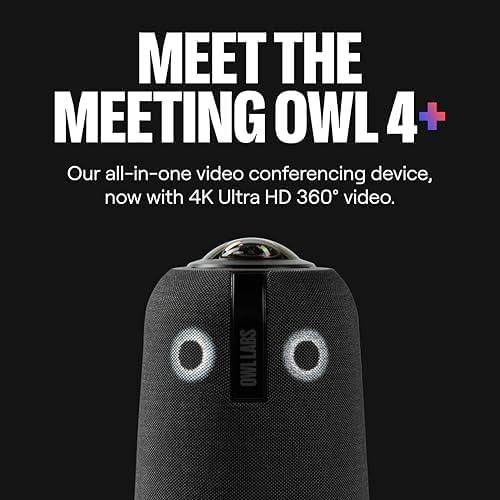 Cámara de Conferencia 360° Meeting Owl 4+ 4K con Micrófono y Altavoz