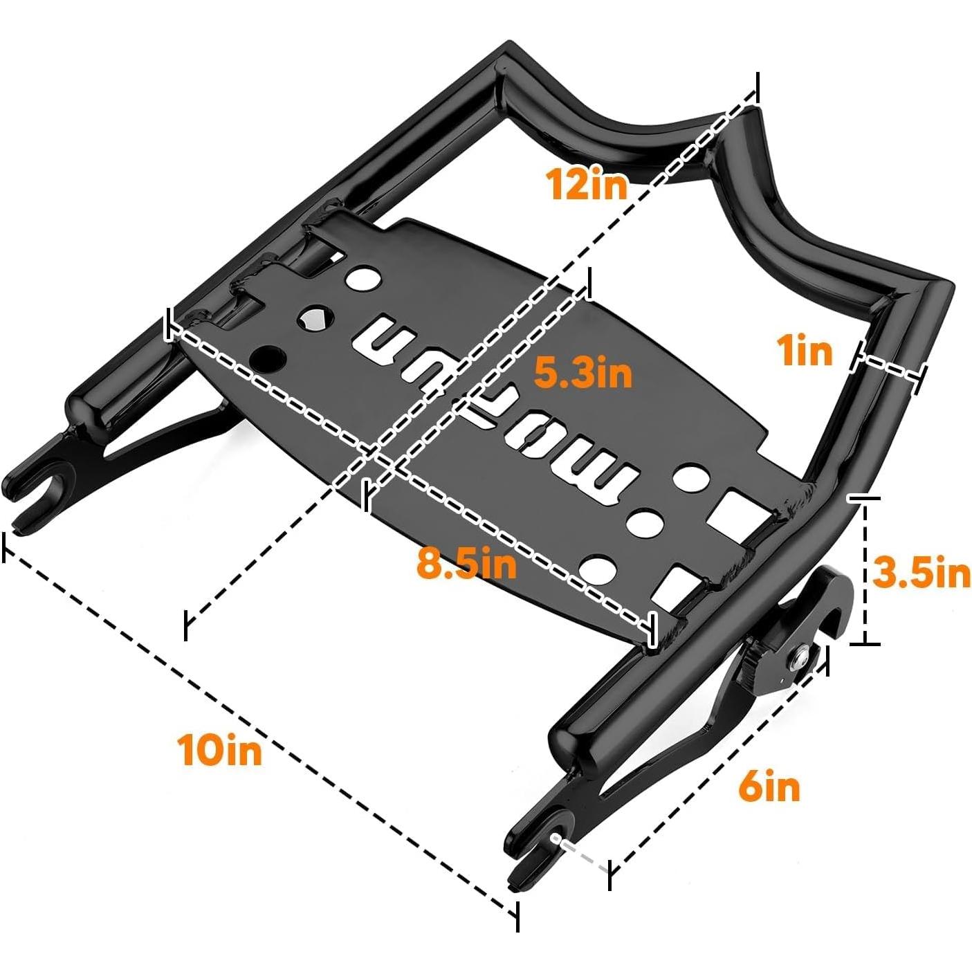 Soporte de Equipaje Mofun Manijas Traseras para Harley 2009-2024