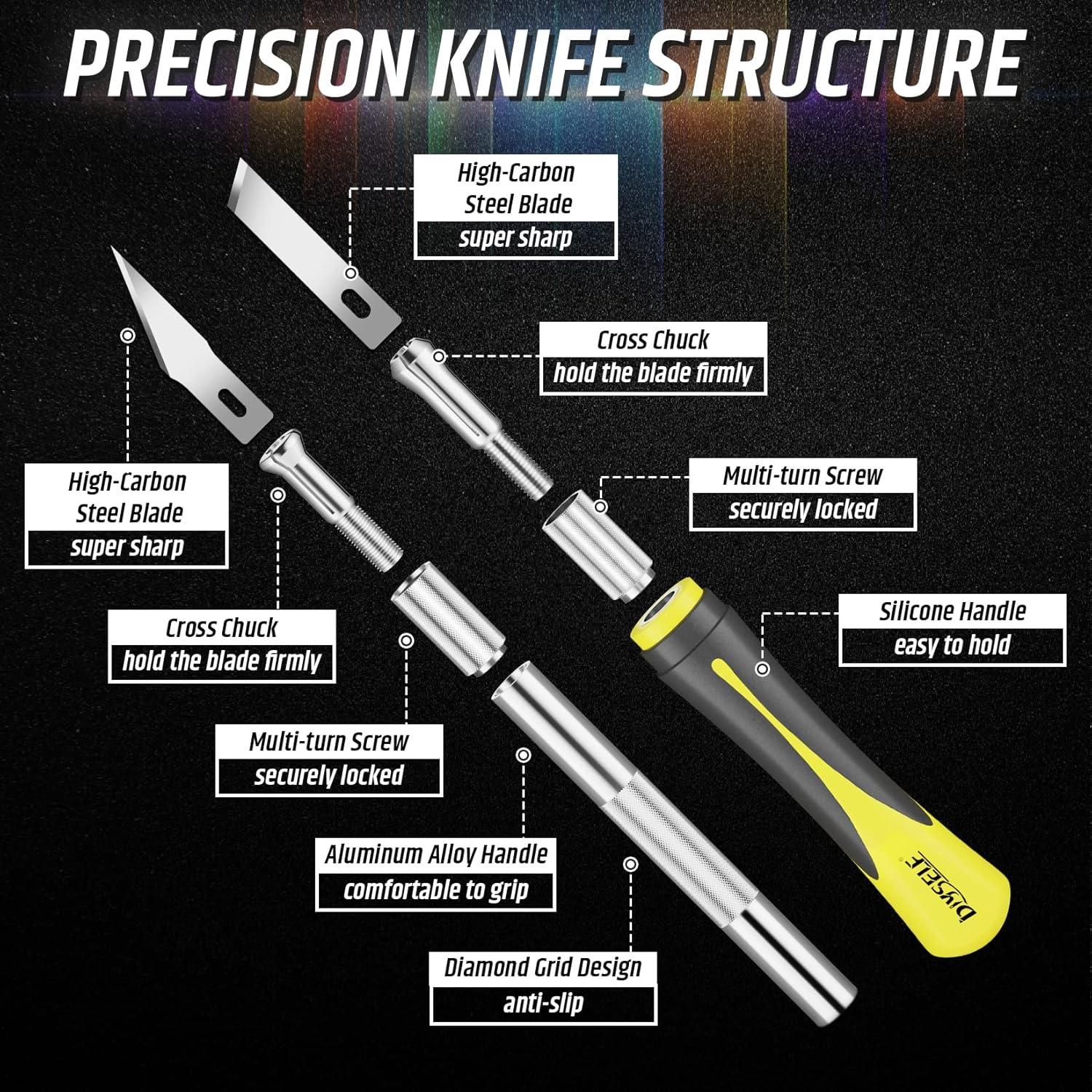Juego de cuchillos de manualidades DIYSELF 16 piezas