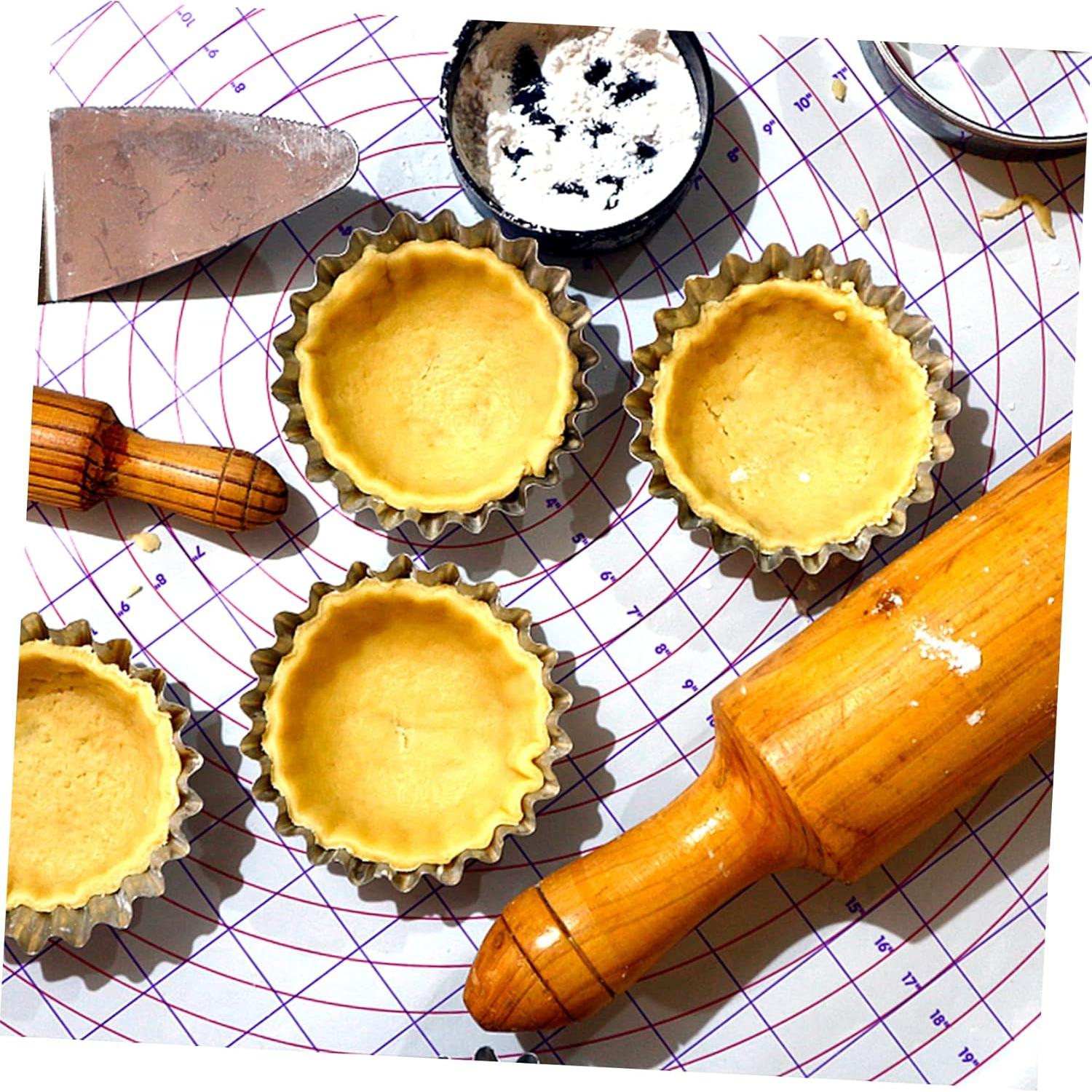 Moldes de Tartas y Cupcakes Unomor 6 Piezas Acero Inoxidable