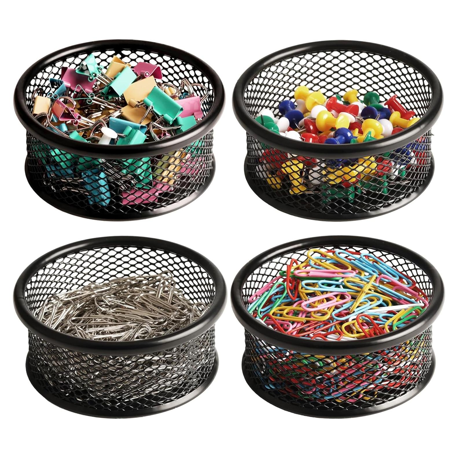 Soporte para Clips de Papel FUCDTEFC Negro 4 Unidades