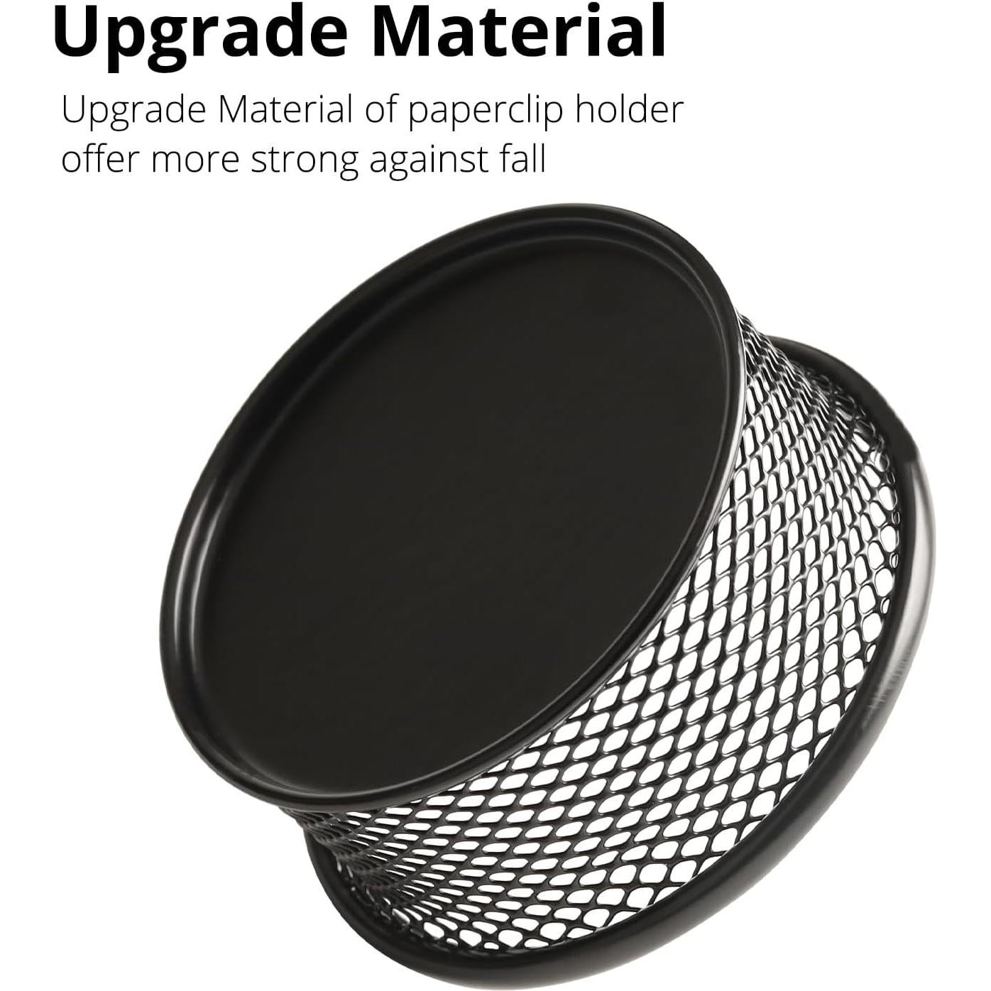 Soporte para Clips de Papel FUCDTEFC Negro 4 Unidades