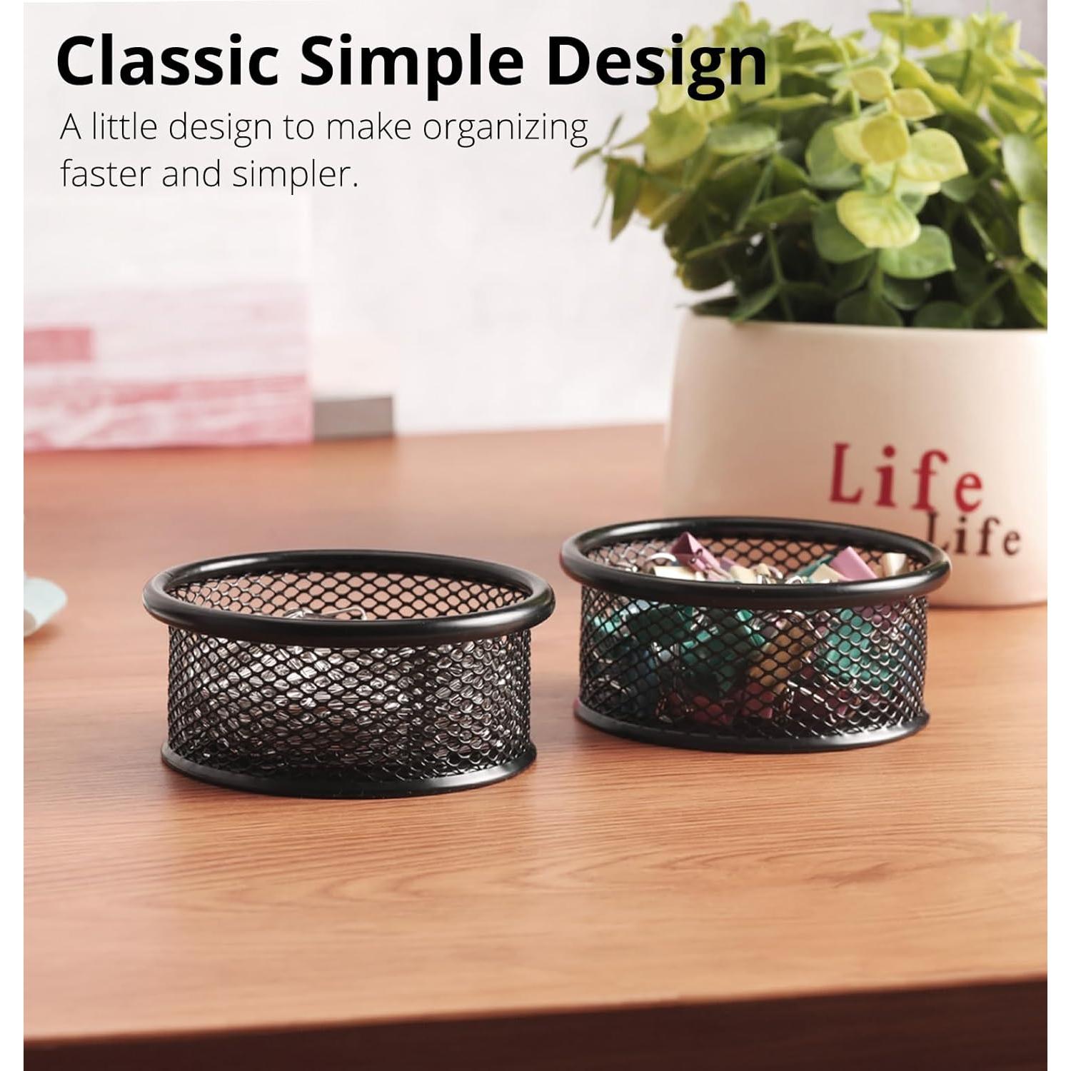 Soporte para Clips de Papel FUCDTEFC Negro 4 Unidades