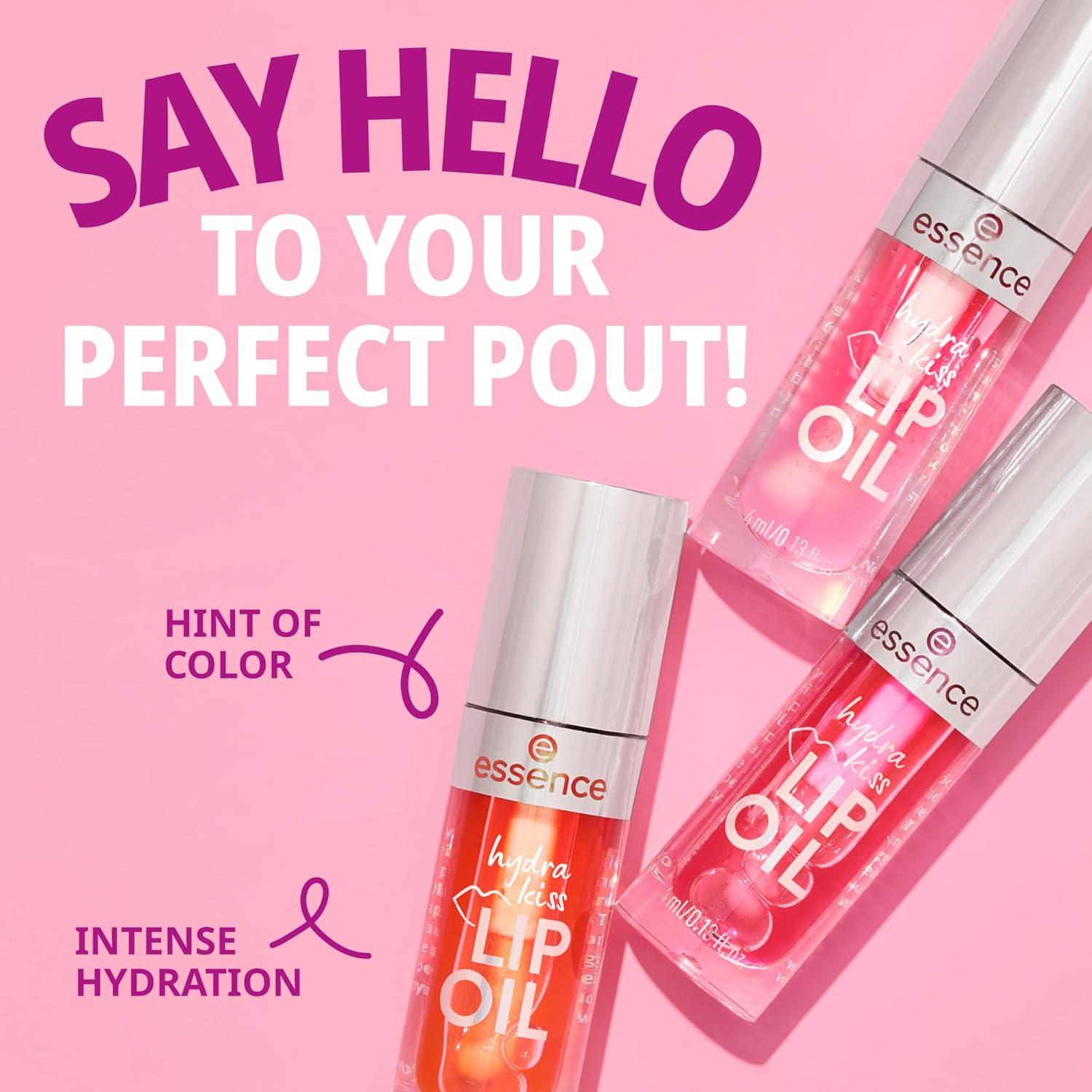 Aceite Labial Essence Hydra Kiss 01 Beso de una Rosa Vegano