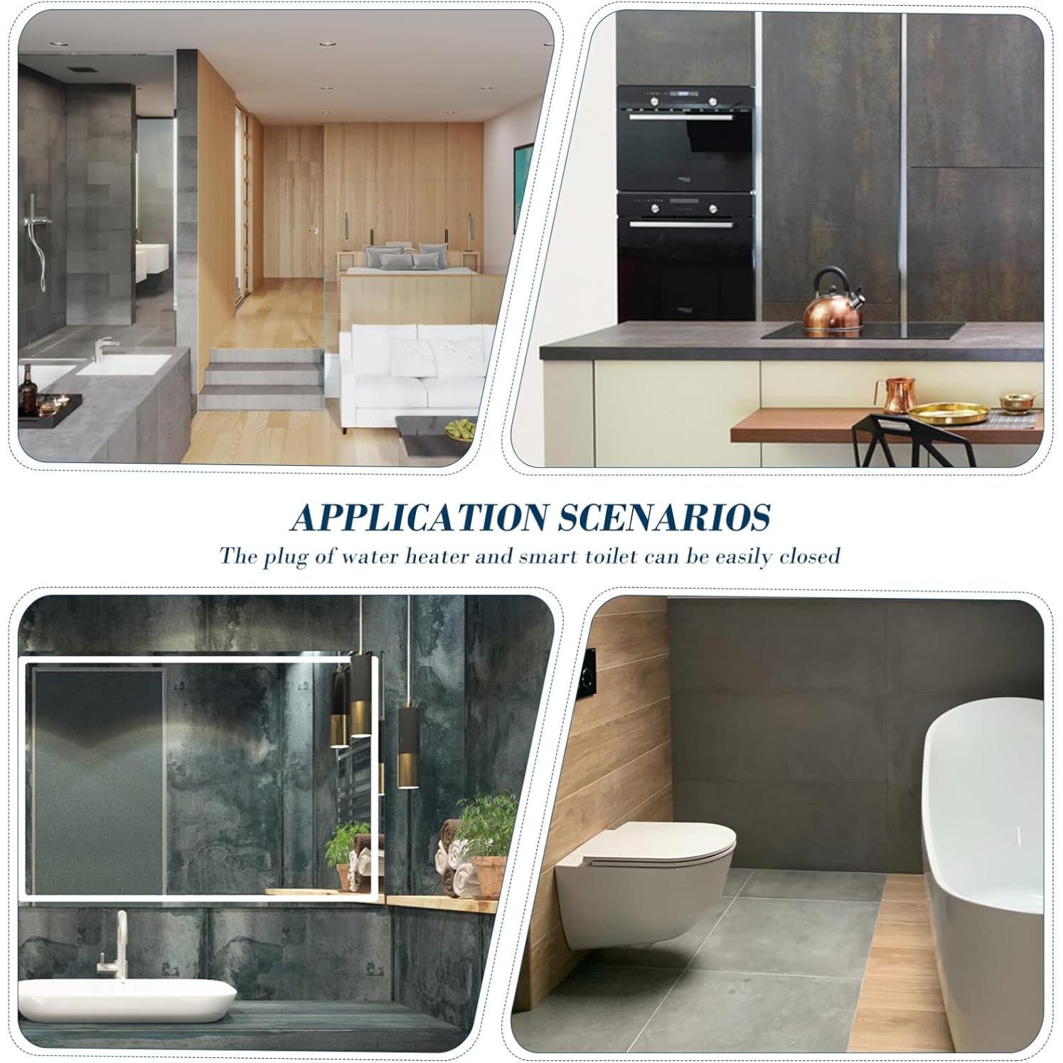 Cubierta de Enchufe Impermeable Uonlytech 20.2x12.1cm