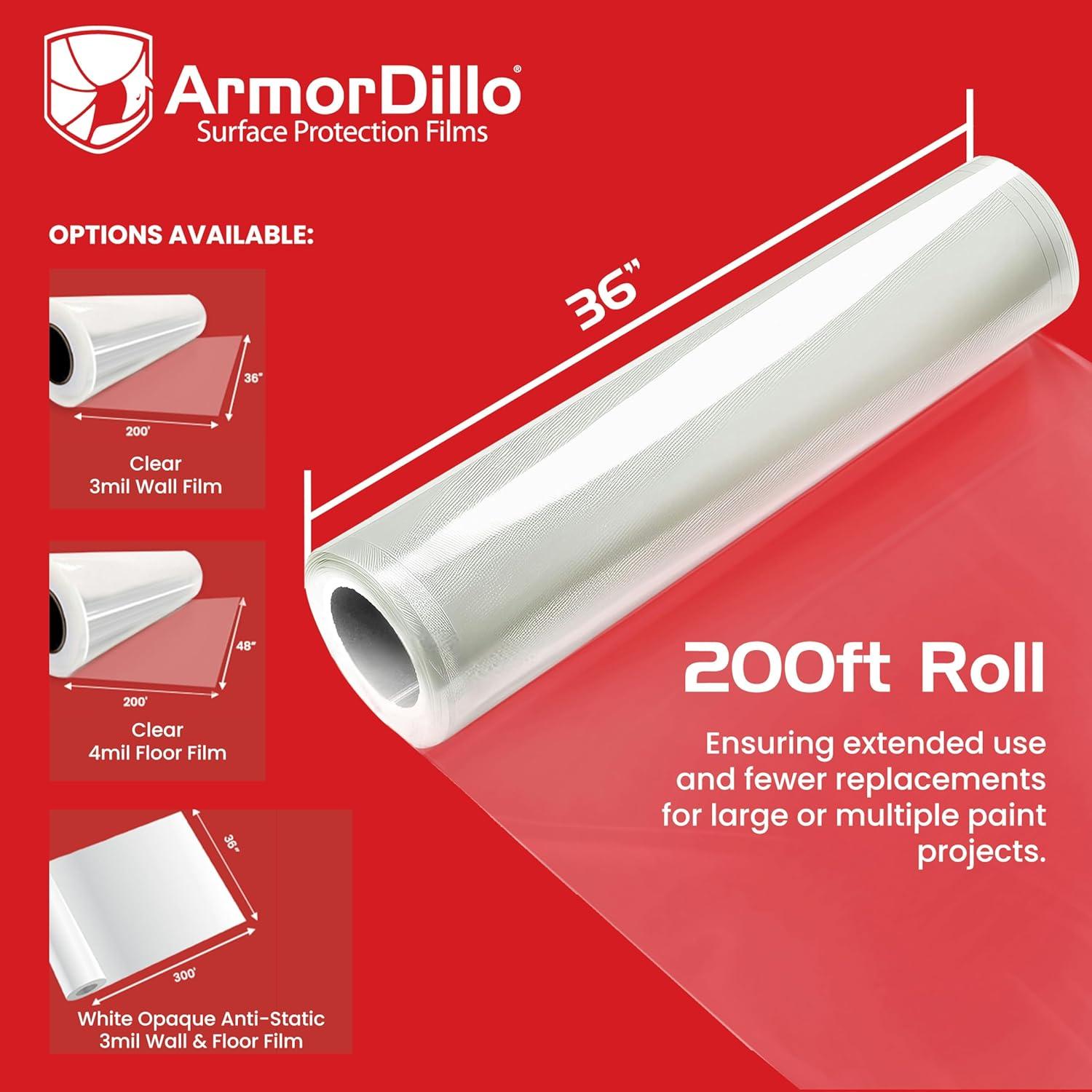 Película Protectora Autoadhesiva ArmorDillo 3mil 91.44x60.96m