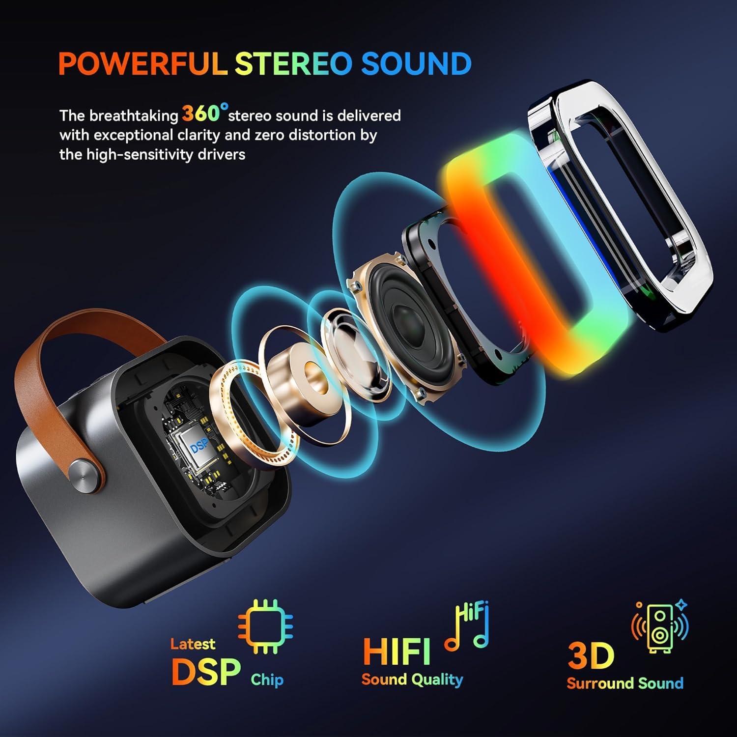 Máquina de Karaoke Peski K-51 Mini Bluetooth 2 Micrófonos