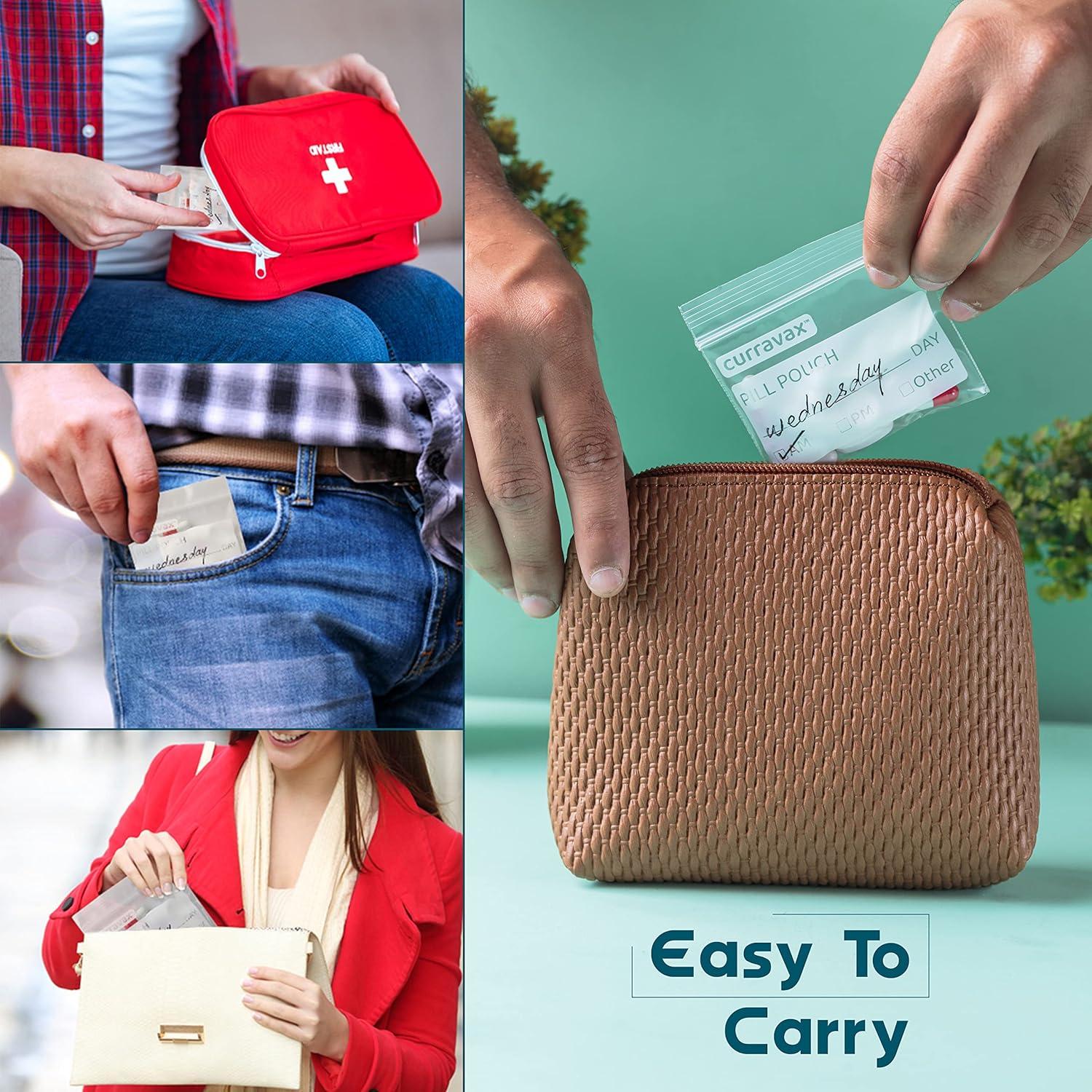 Paquete de 500 bolsas para pastillas Curravax 7,62x6,99cm