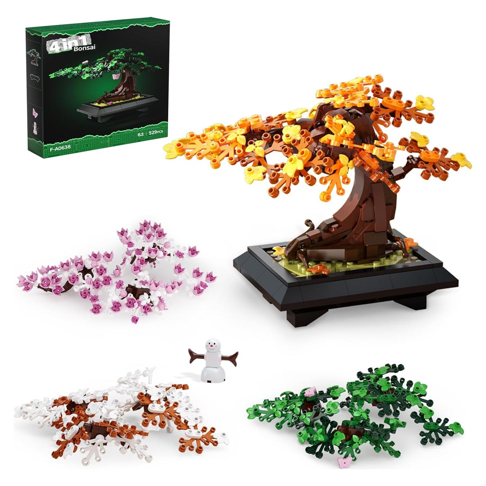 Juego de Construcción Bonsai 4 en 1 Taojiyuan 529 Piezas