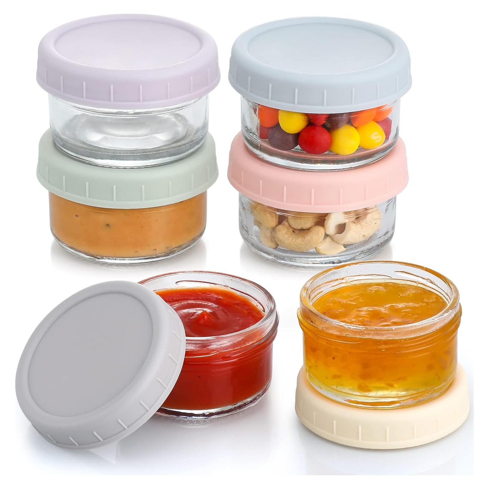 Contenedor de Aderezo VITEVER 6 Piezas 80ml a Prueba de Fugas