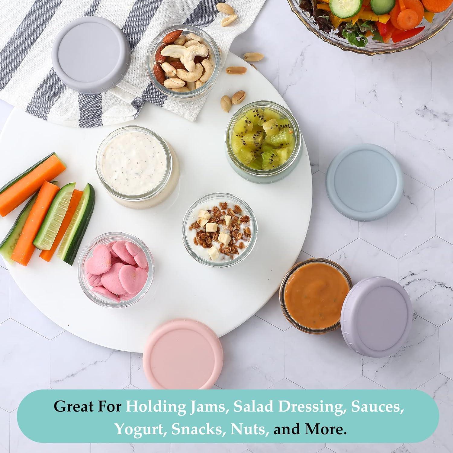 Contenedor de Aderezo VITEVER 6 Piezas 80ml a Prueba de Fugas