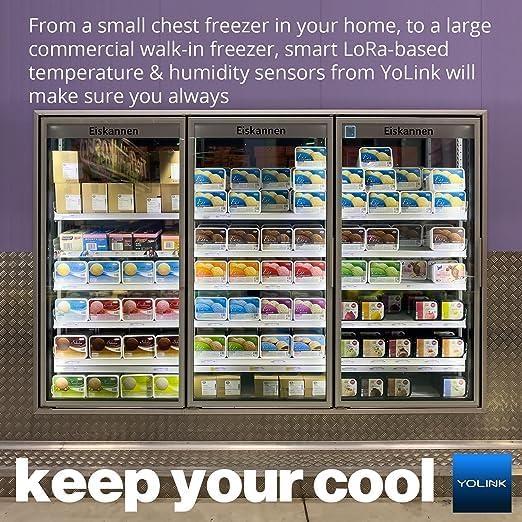 YoLink X3 Higrómetro y Termómetro con Hub Celular 4G LTE