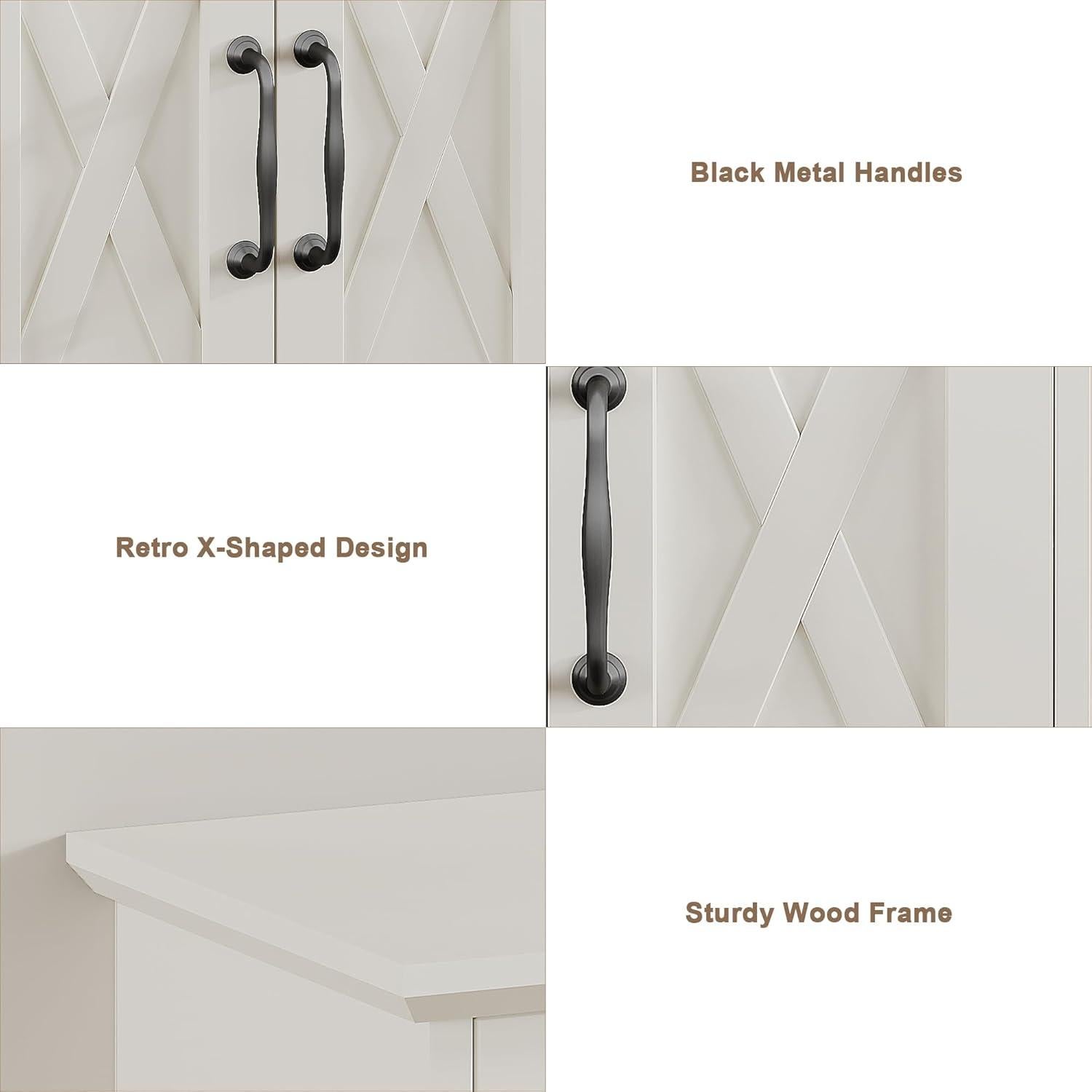 Armario de Medicina ChooChoo MC2303 Blanco con Estante Ajustable