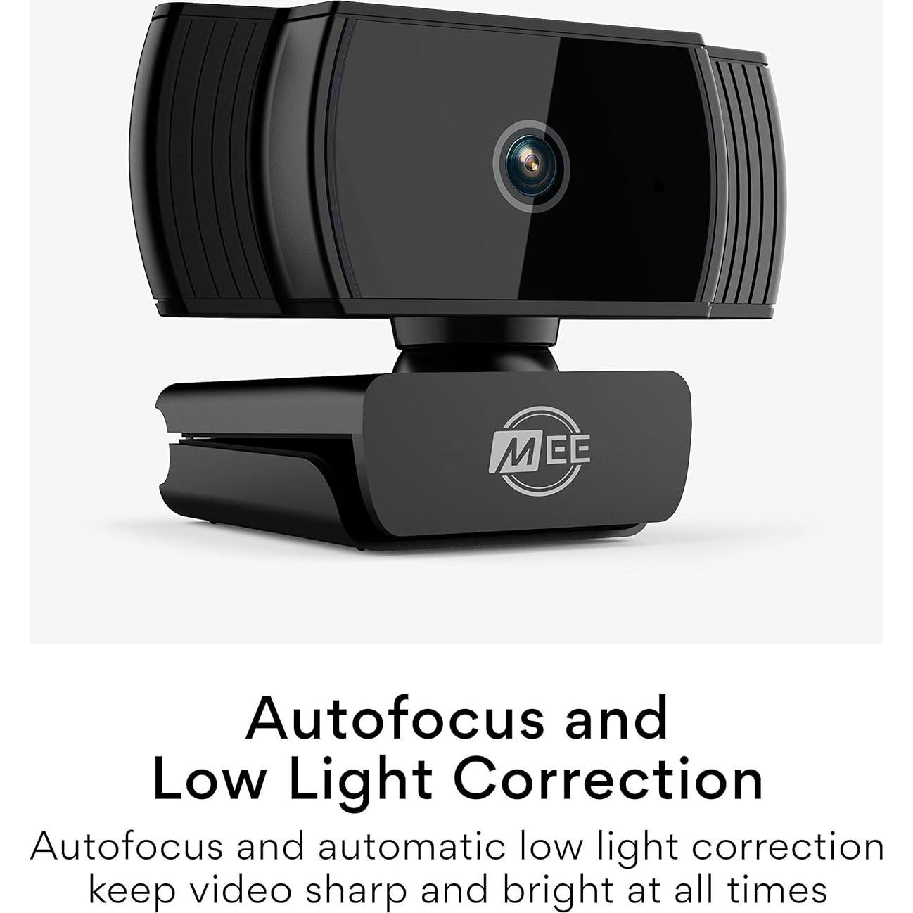 Cámara Web MEE audio C6A 1080p HD con Micrófono y Enfoque Automático