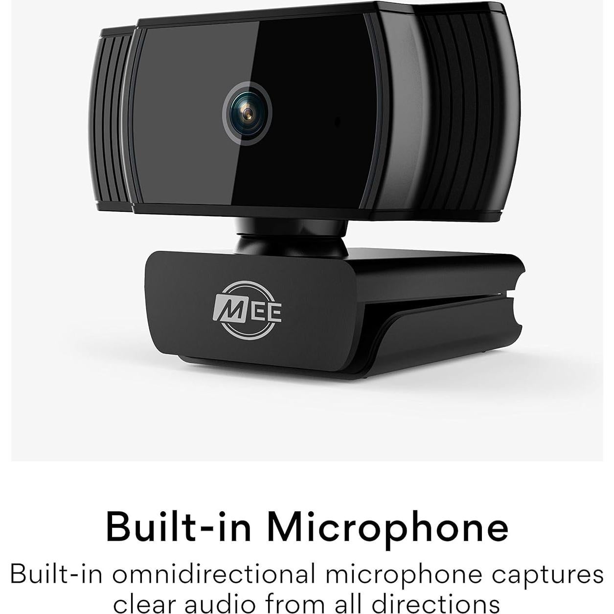 Cámara Web MEE audio C6A 1080p HD con Micrófono y Enfoque Automático