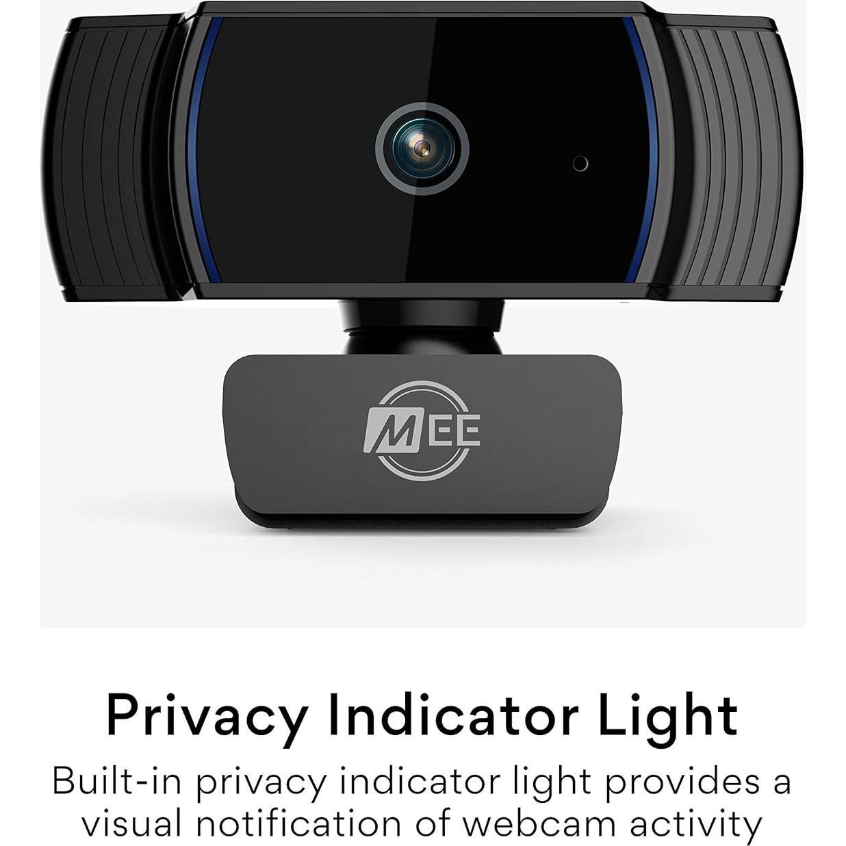 Cámara Web MEE audio C6A 1080p HD con Micrófono y Enfoque Automático