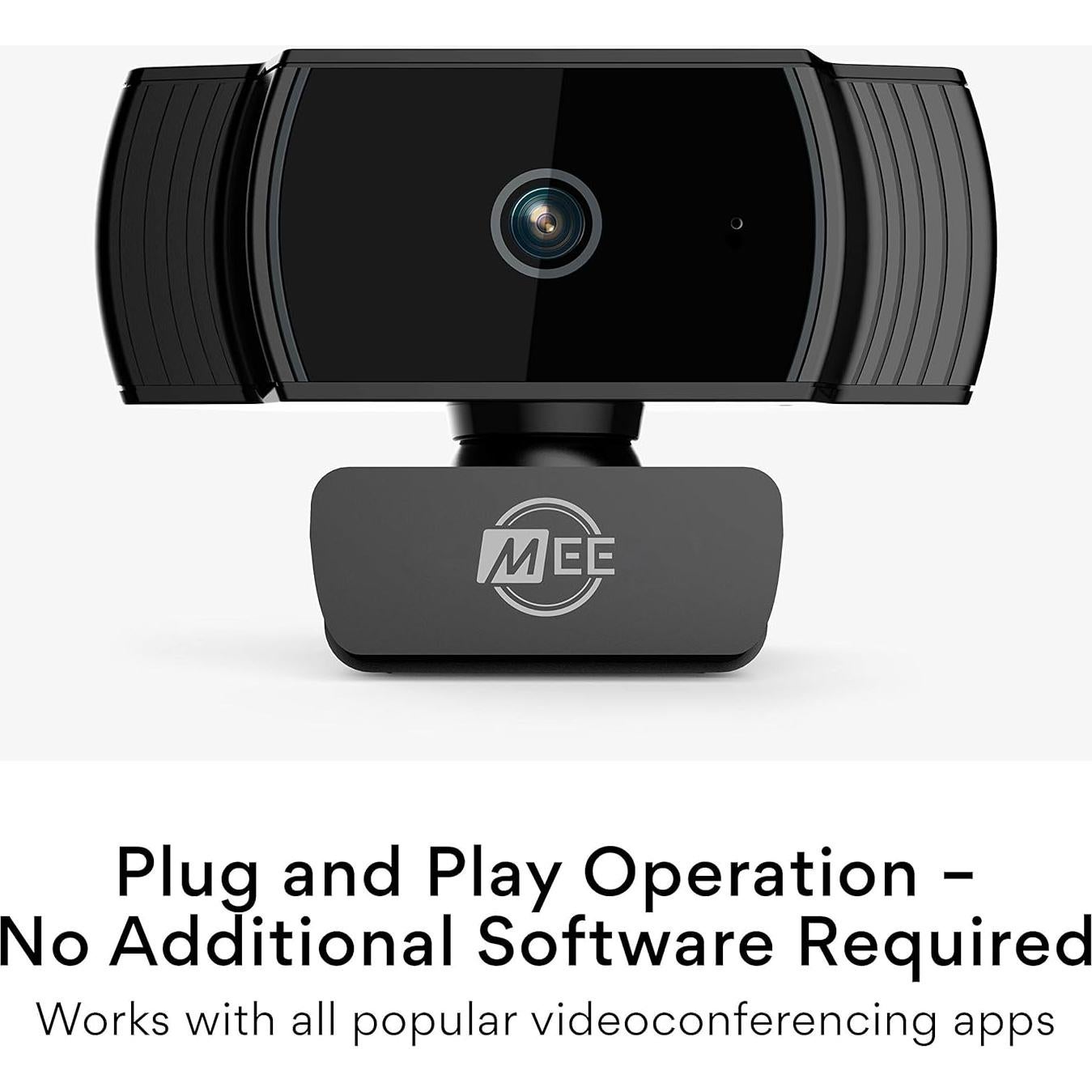 Cámara Web MEE audio C6A 1080p HD con Micrófono y Enfoque Automático