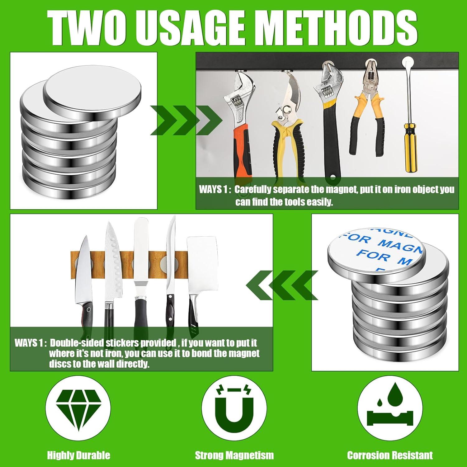 Imanes Adhesivos MIKEDE 20x3mm Fuertes para Manualidades