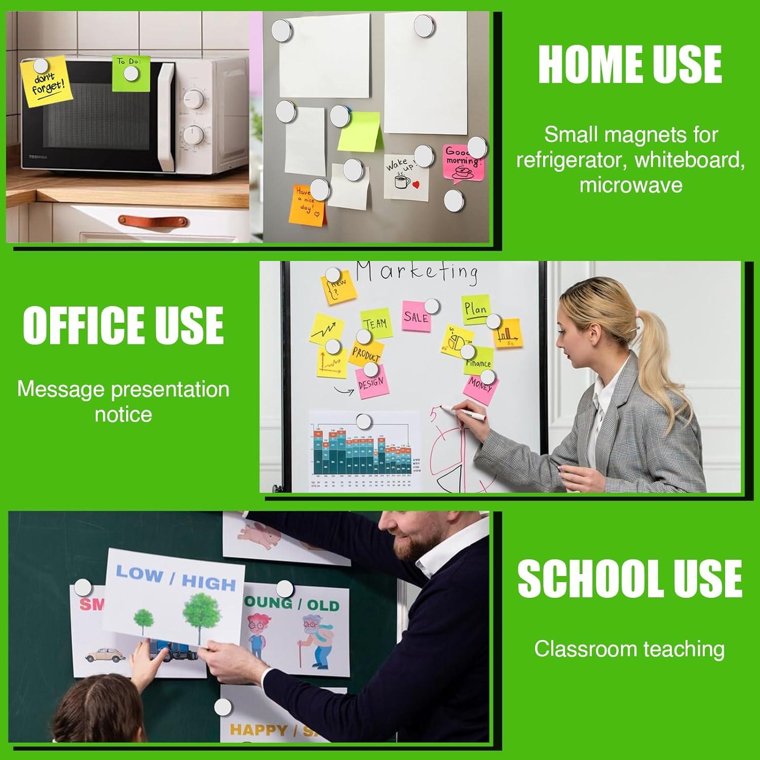 Imanes Adhesivos MIKEDE 20x3mm Fuertes para Manualidades