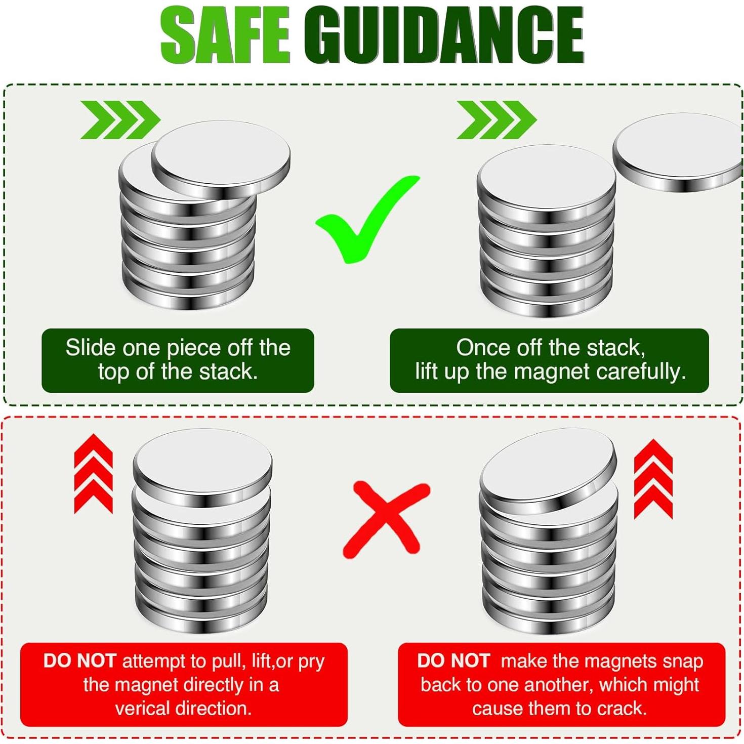 Imanes Adhesivos MIKEDE 20x3mm Fuertes para Manualidades