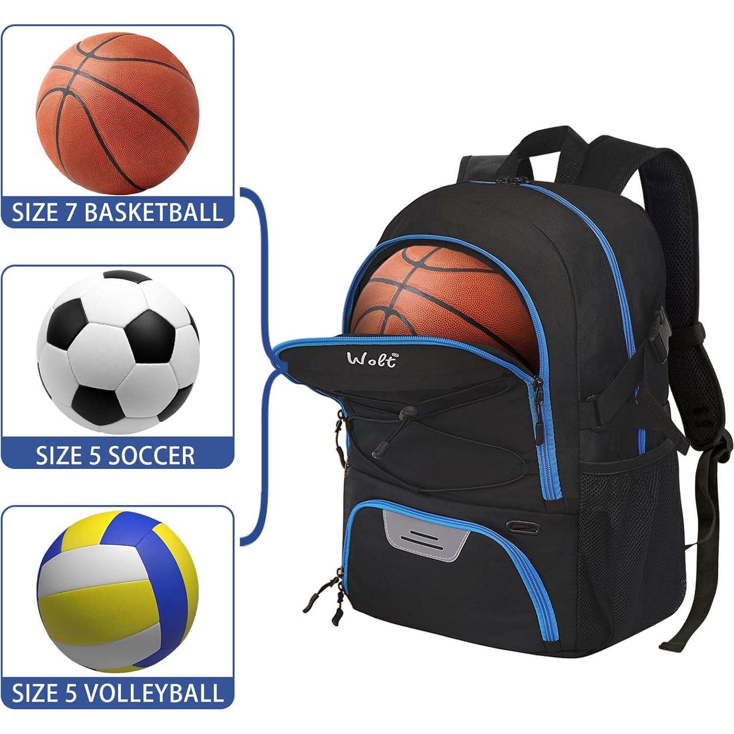Mochila Deportiva WOLT para Baloncesto y Gimnasio 30L