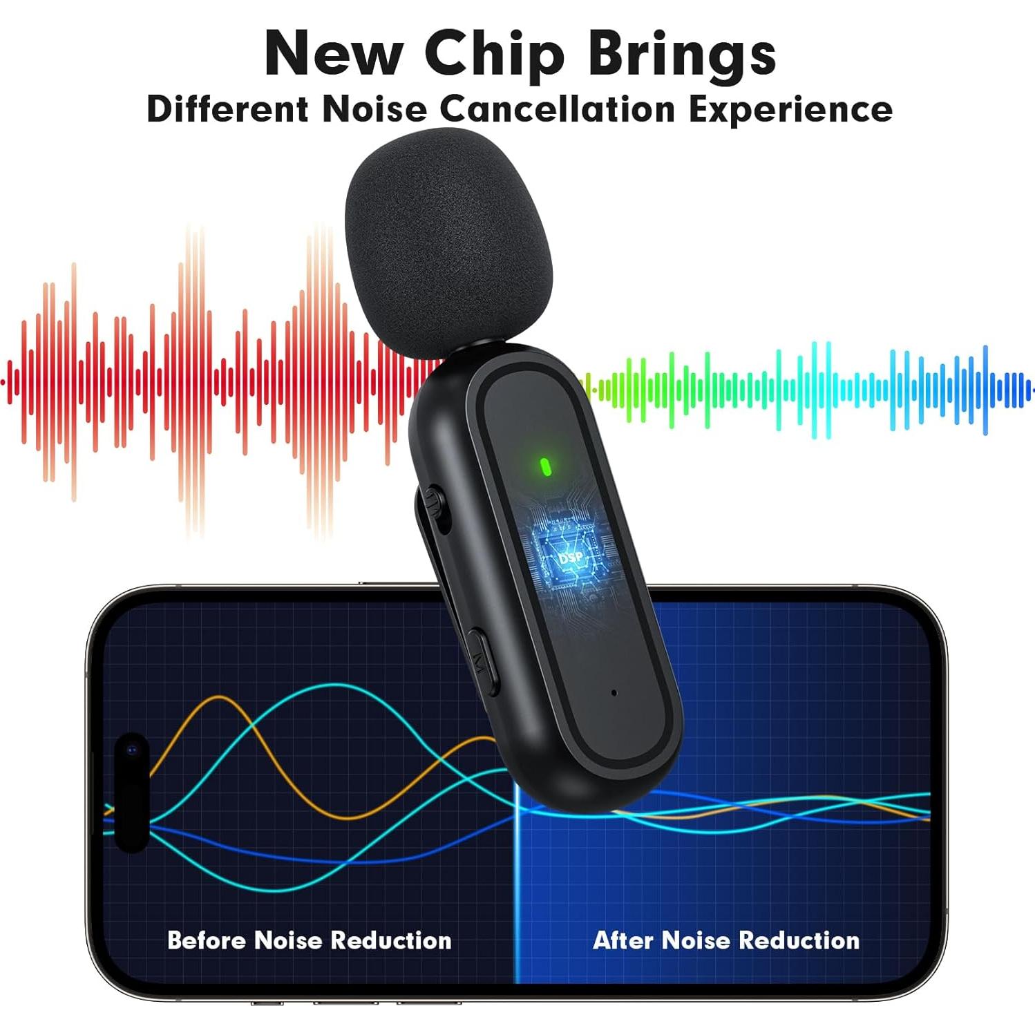 Micrófonos Lavalier Inalámbricos Nilone K61 Doble Captura