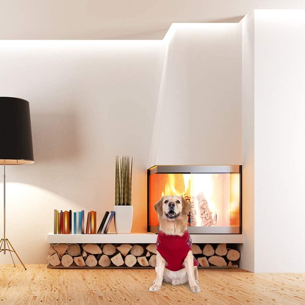 Suéter para Perros BINGPET - Invierno Rojo Talla Grande