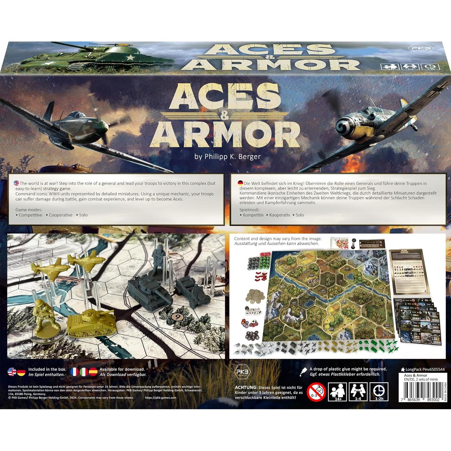 Juego de Estrategia Ases y Armaduras PKB Games 1-4 Jugadores