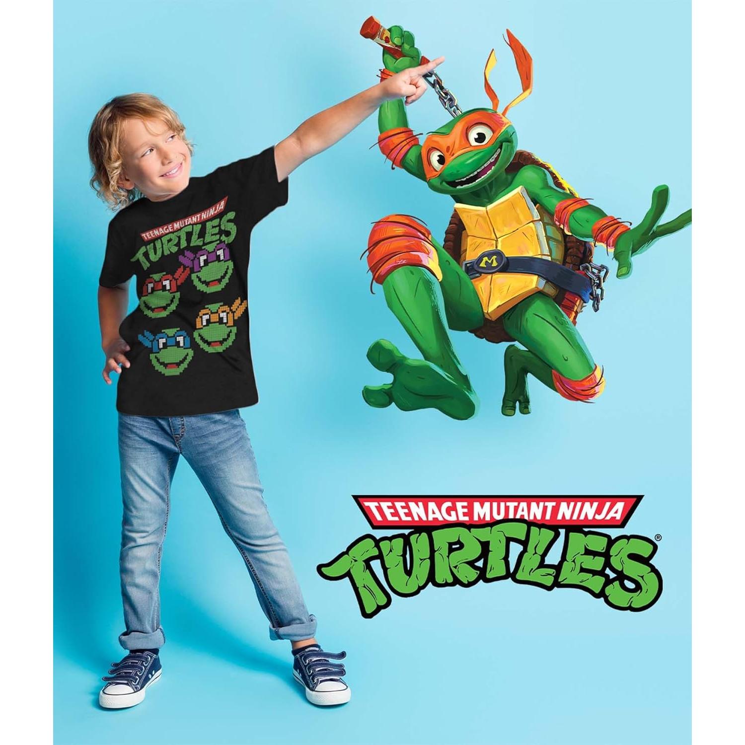 Camisetas Tortugas Ninja TMNT 3 Piezas Niños 2T Verde