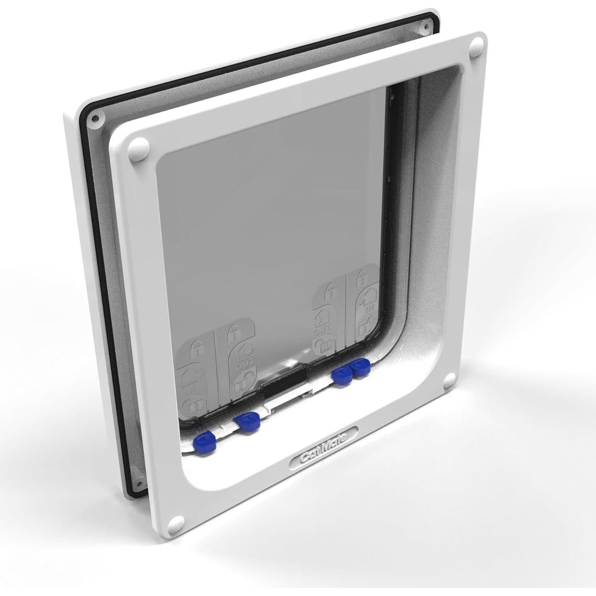 Puerta para Gato Grande Cat Mate 4 Vías Bloqueo Blanca