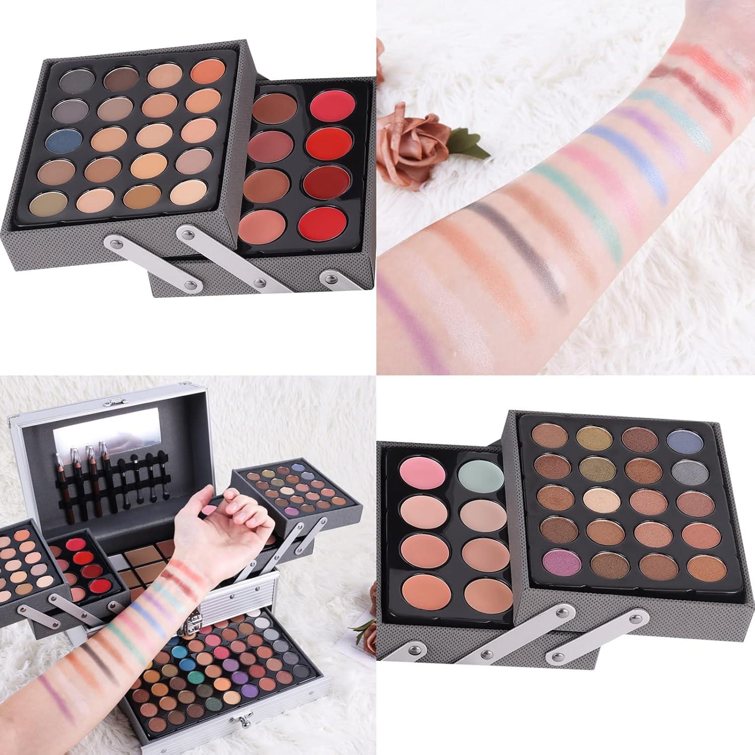 Kit de Maquillaje Completo UNIFULL 132 Colores Profesional