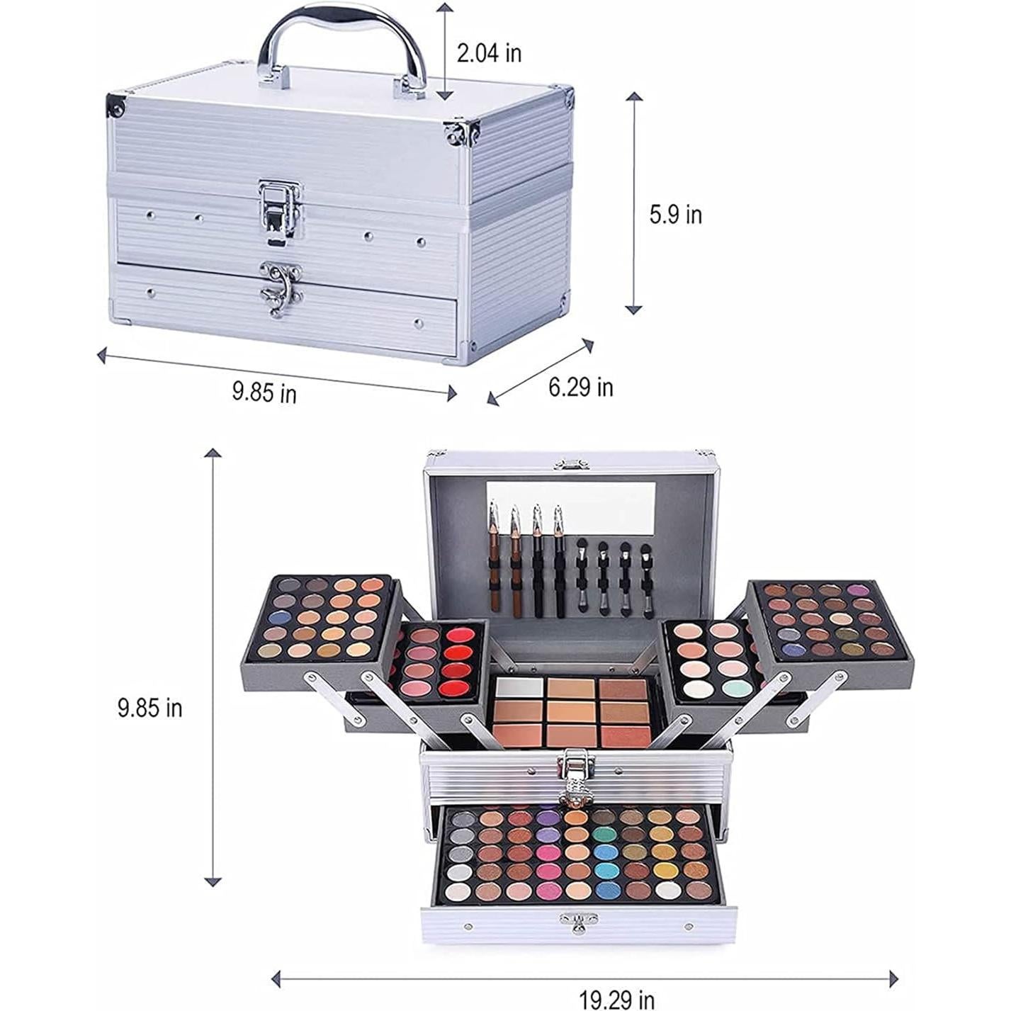Kit de Maquillaje Completo UNIFULL 132 Colores Profesional