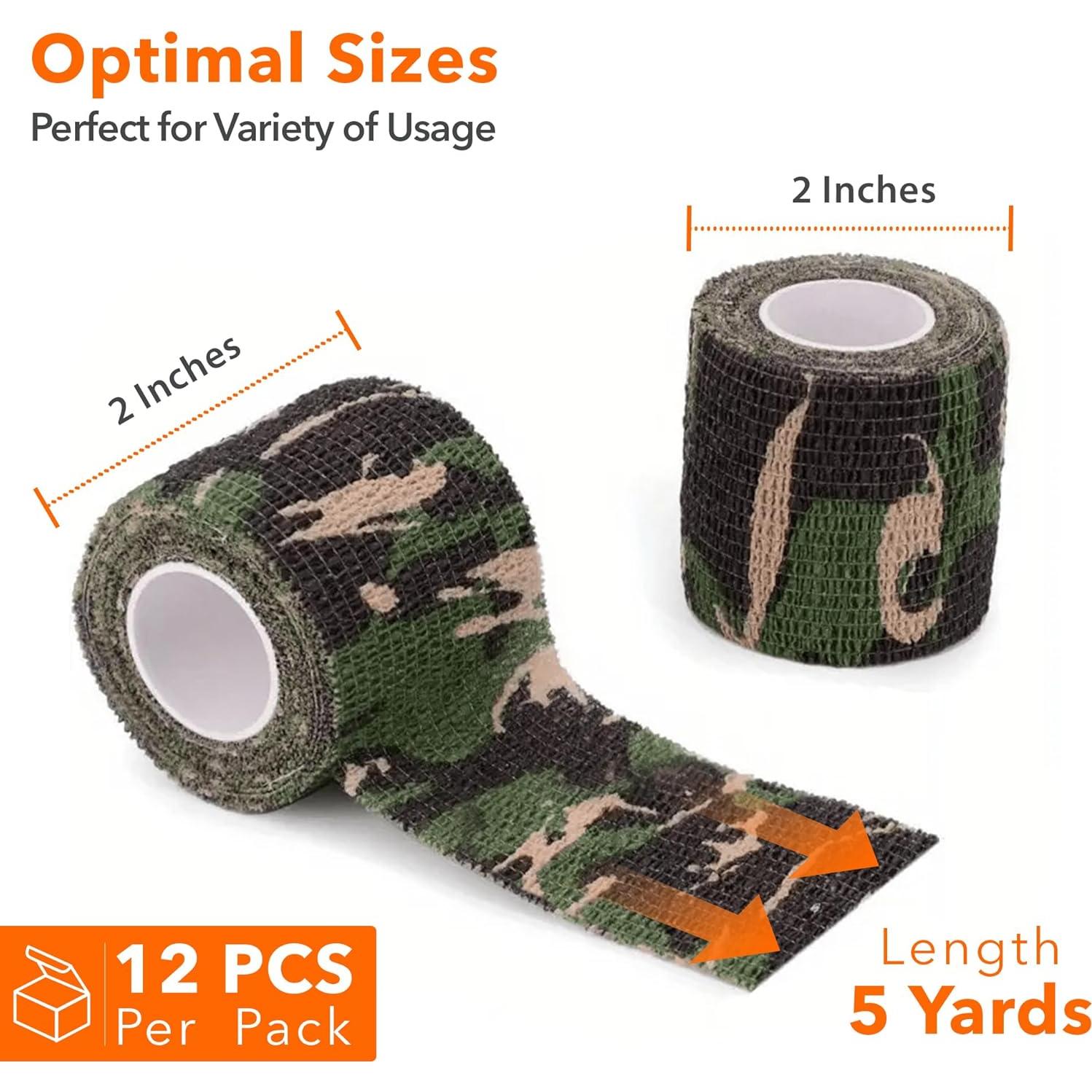 Venda Autoadhesiva Wecarez 5 cm x 4.57 m Camuflaje 24 PCS