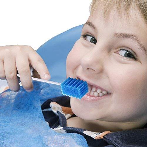 Hisopos Bucales Desechables MUNKCARE Azul 100 Unidades