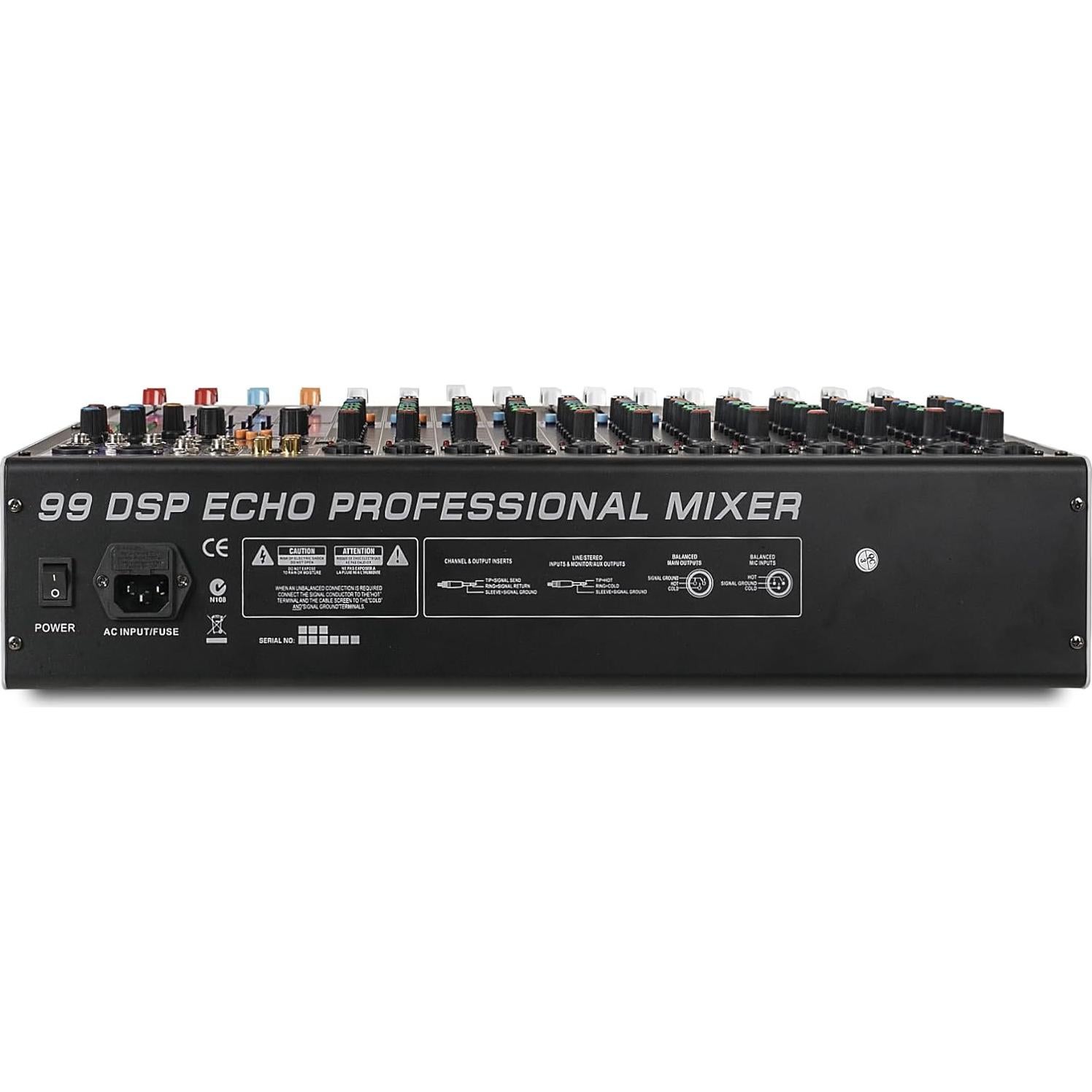 Mezclador de Audio 12 Canales Sound Town TRITON-TX1202