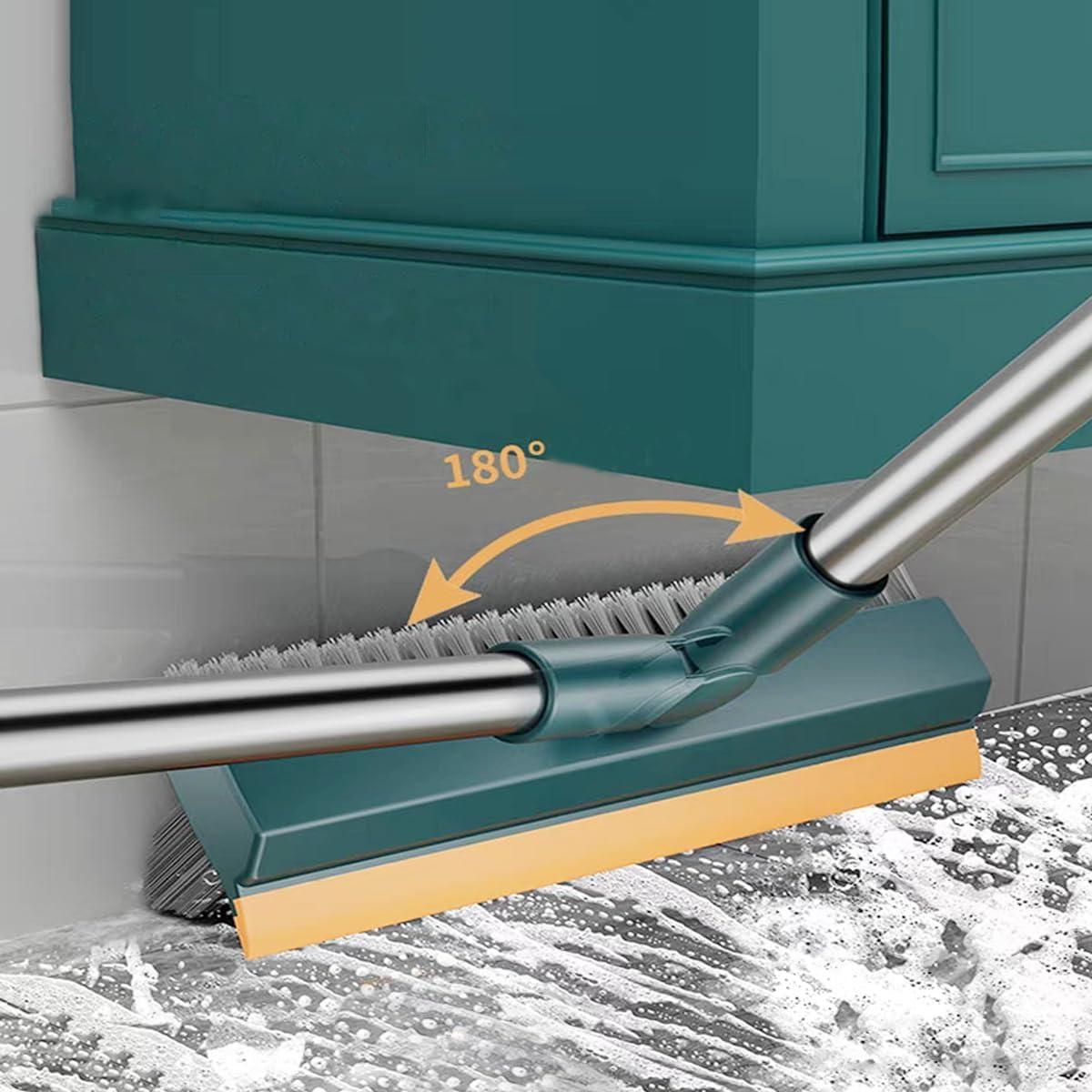 Cepillo de Piso 2 en 1 HZACHYX con Mango Largo y Raspador