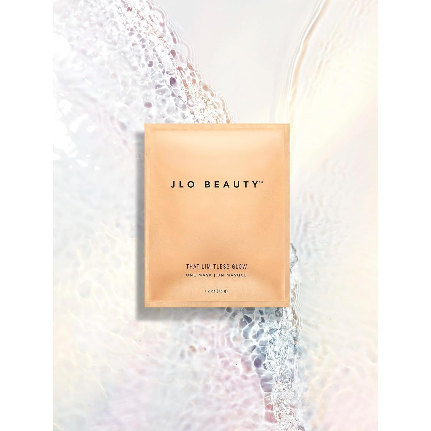 Máscara Facial Brillante JLO Beauty 1 Paquete 15.8x12.5cm