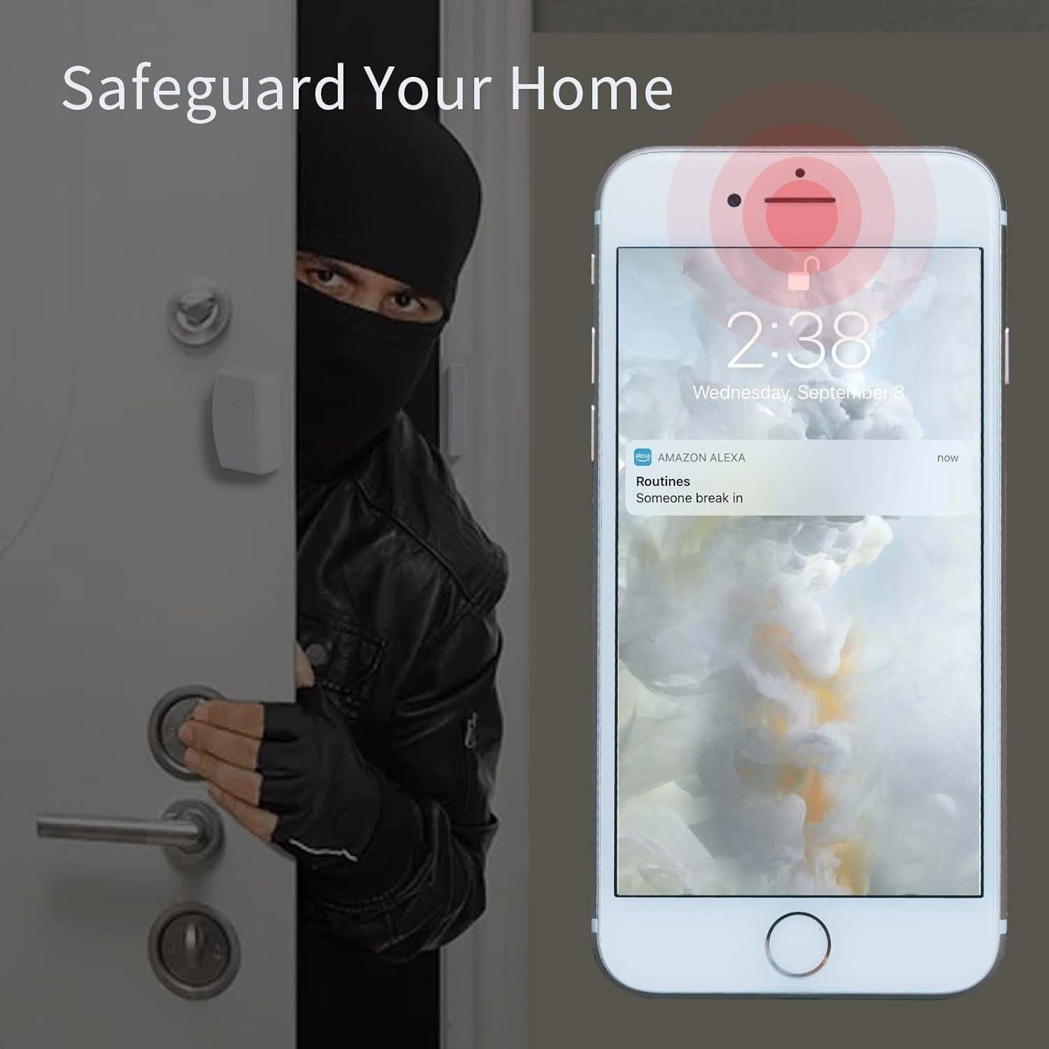 Sensor de Contacto Zigbee ThirdReality Paquete de 4