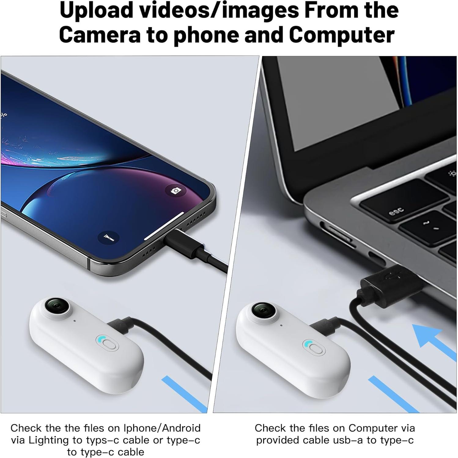 Cámara Corporal Meoilkolnm 64GB FHD 1080P Manos Libres