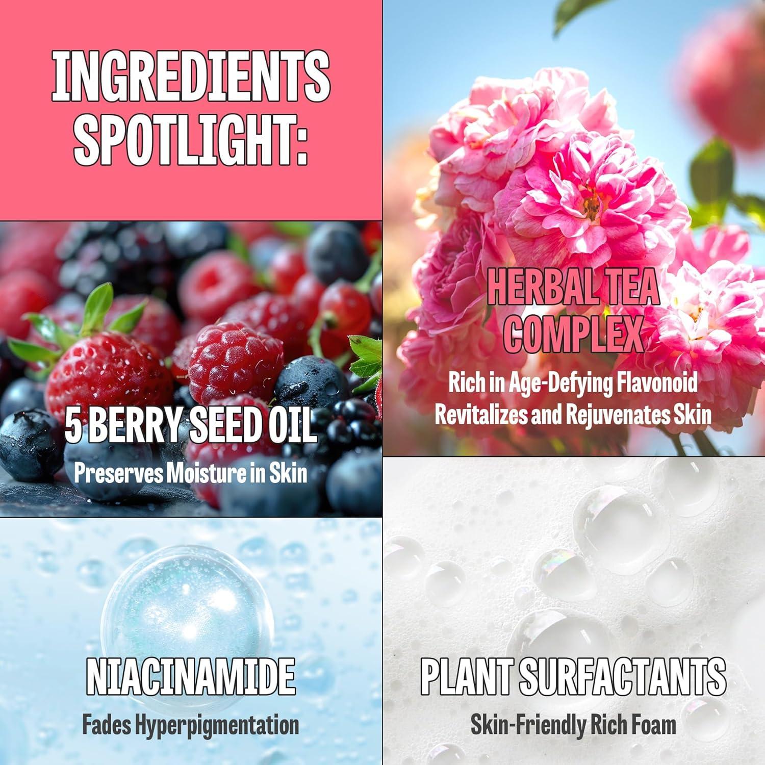 Limpiador Facial Espumoso MAXCLINIC Aceite de Rosa 120ml