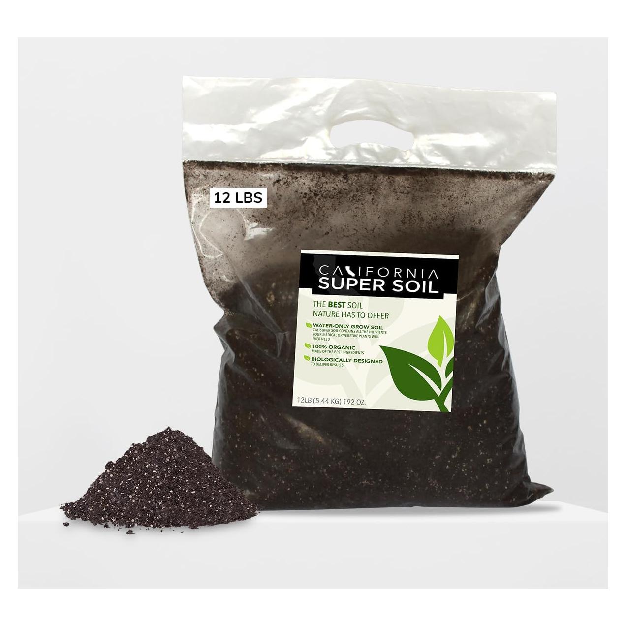 Suelo Orgánico California Super Suelo 5,44 kg - Cultiva 4 Plantas