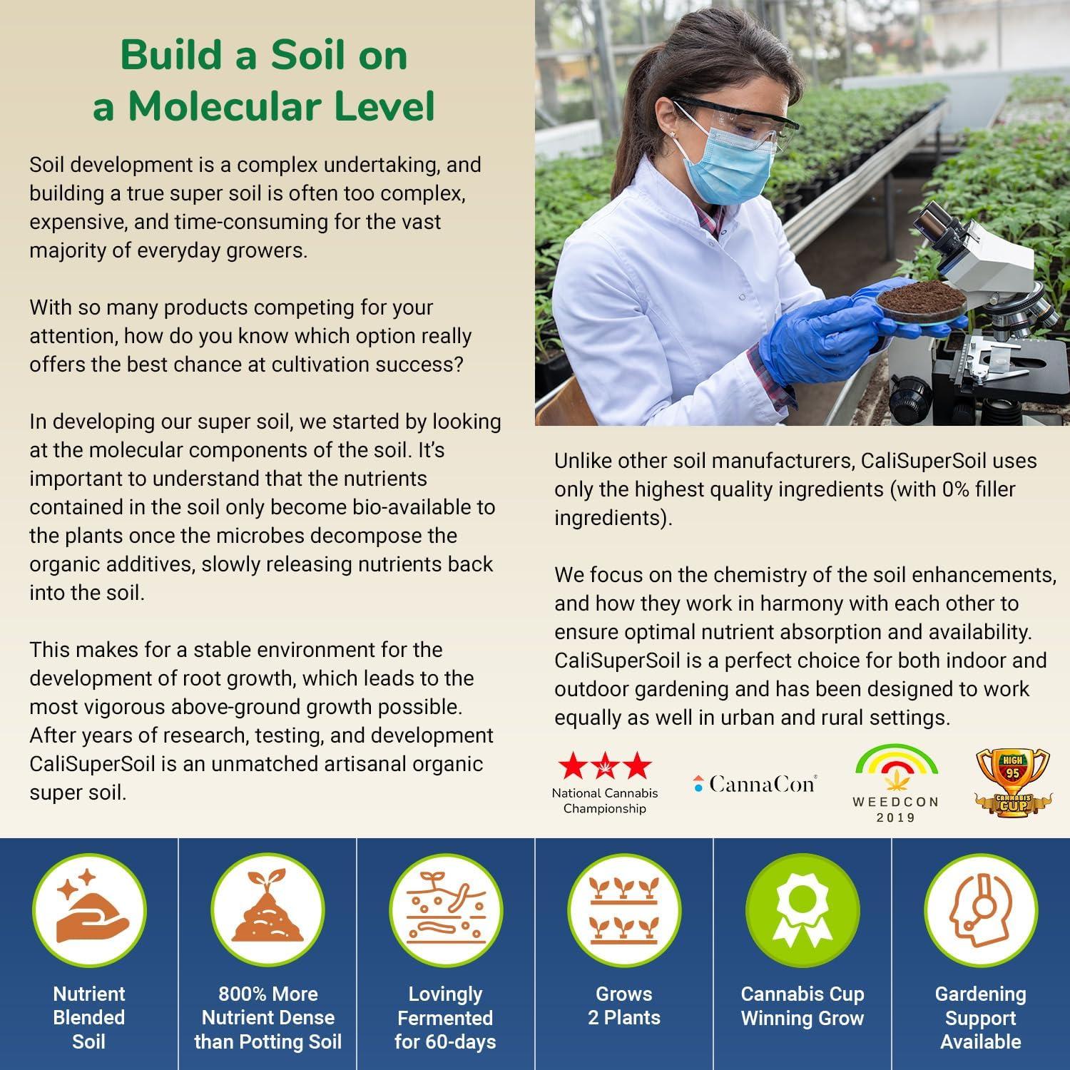 Suelo Orgánico California Super Suelo 5,44 kg - Cultiva 4 Plantas