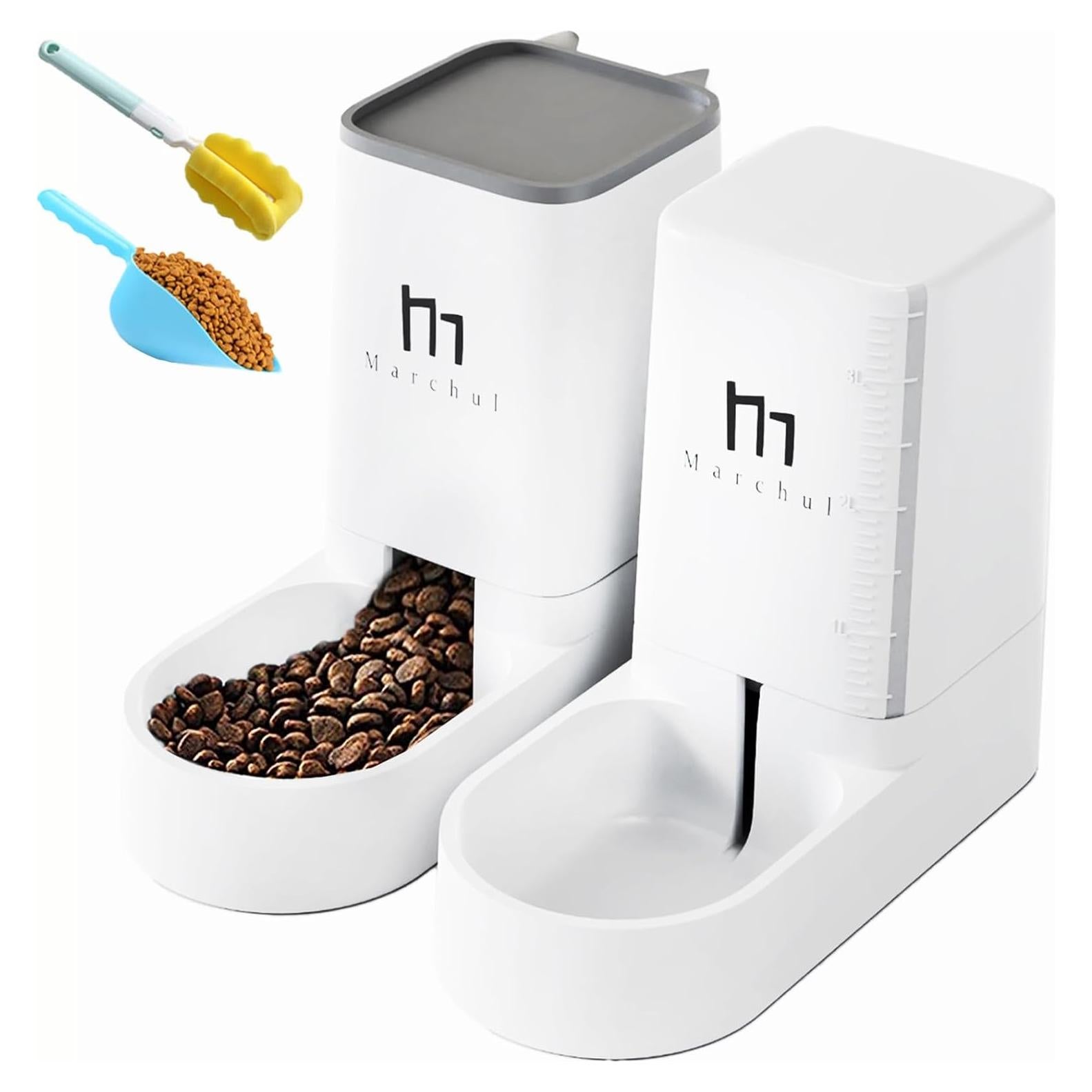 Dispensador de comida y agua para mascotas Marchul 3.8L